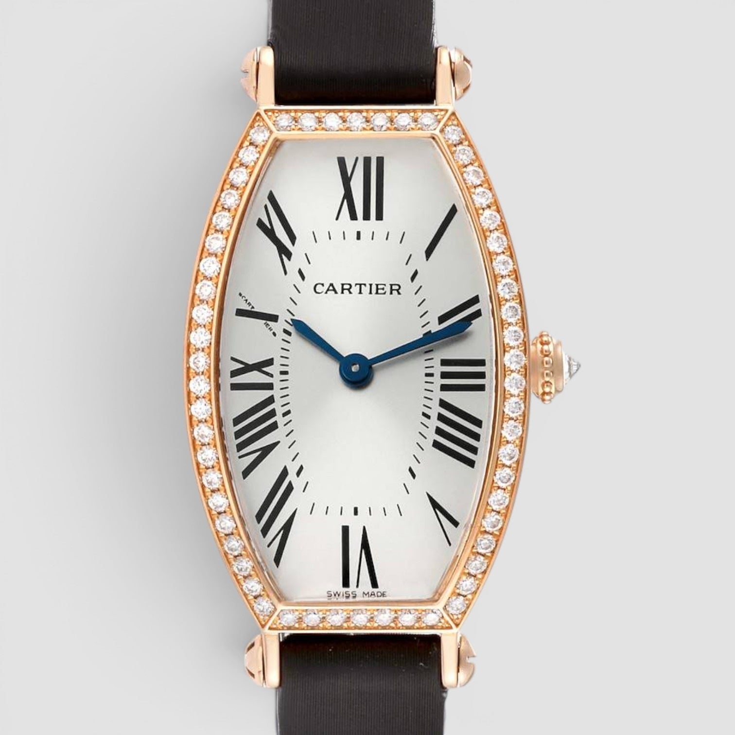 Tonneau 18K Rose Gold Diamond Ladies’ Watch