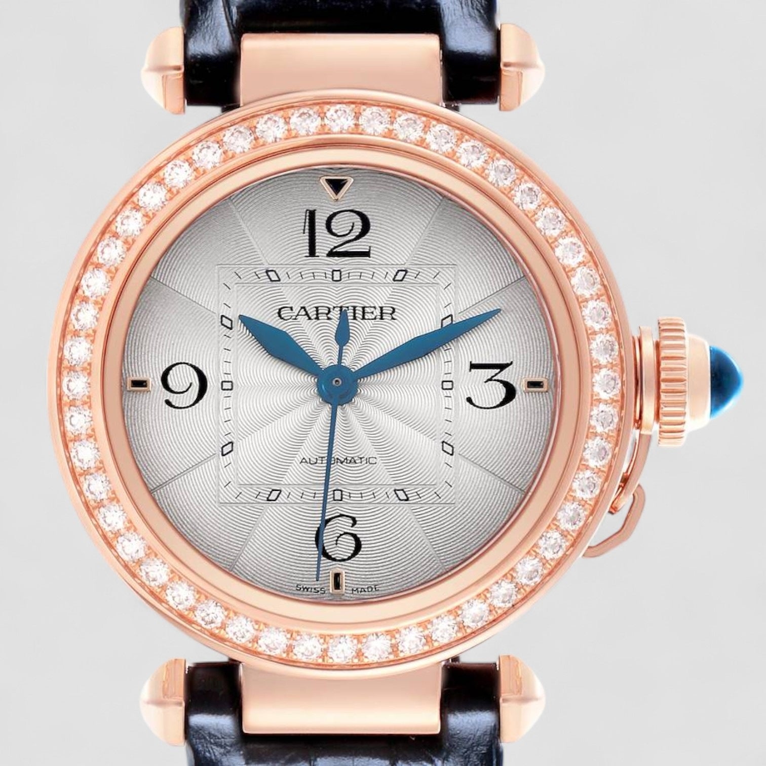 Pasha 35mm Rose Gold Diamond Ladies Watch