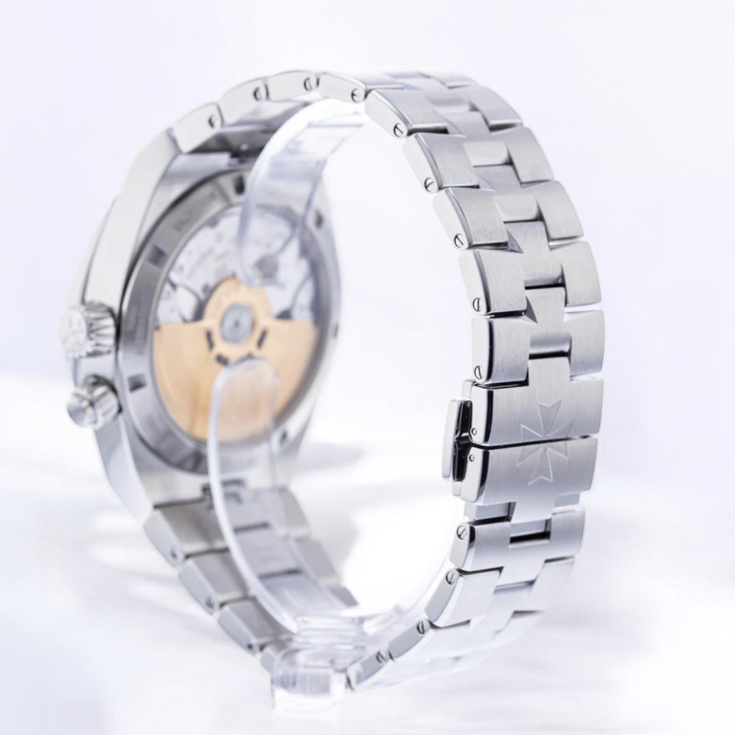 Overseas Dual Time SS Silver Dial