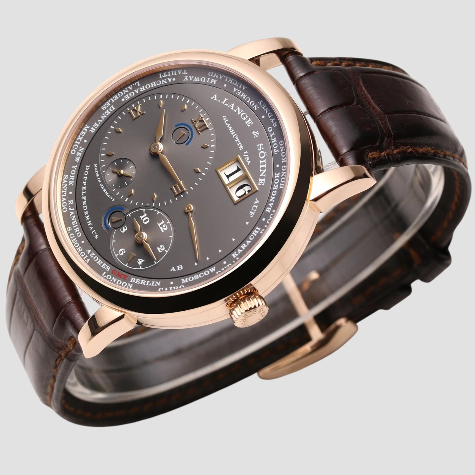 Lange 1 Time Zone 41.9mm Mens Watch