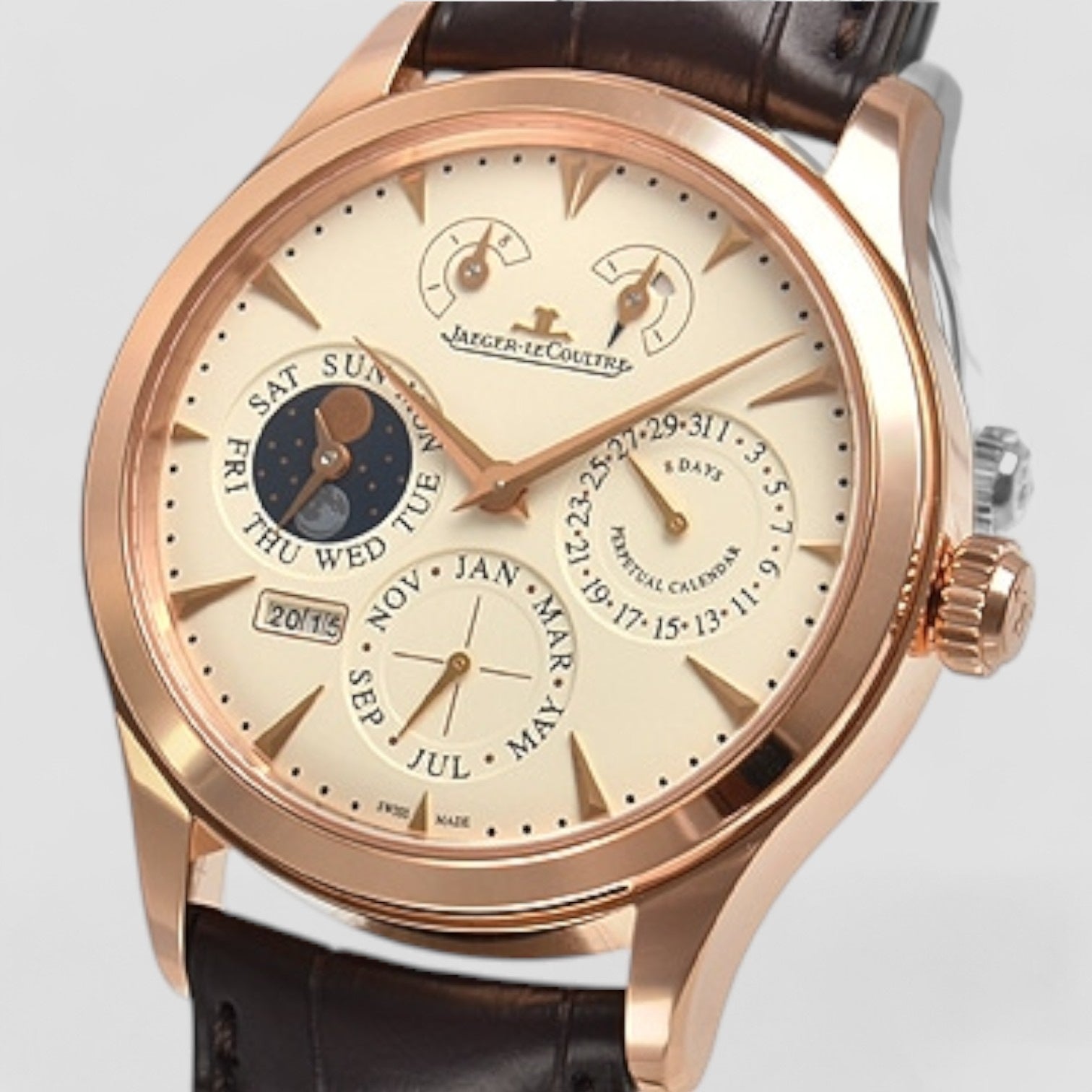 Master Eight Days Perpetual Men's Luxury Watch