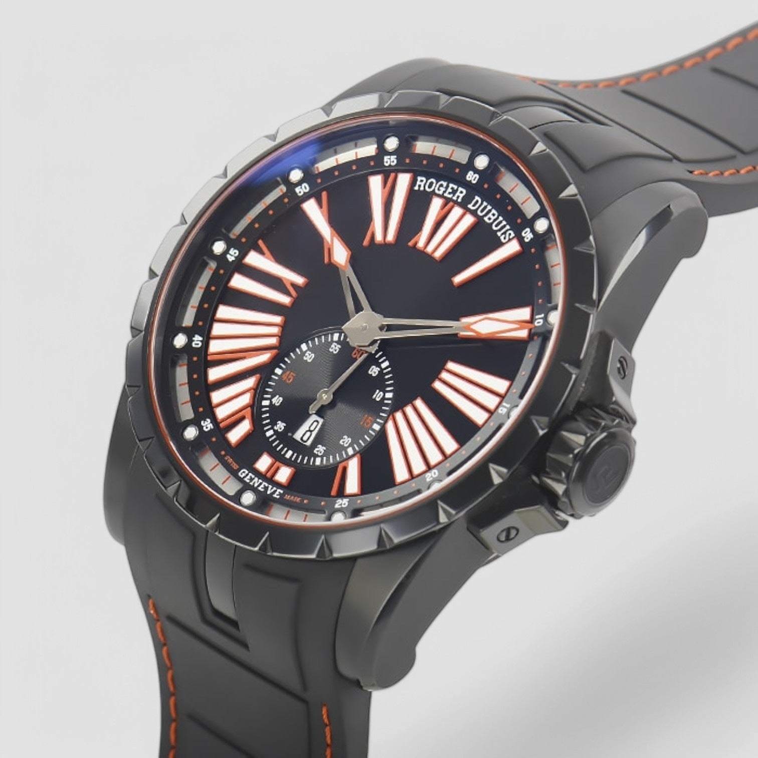 Excalibur Black Roman DLC PVD Titanium Automatic