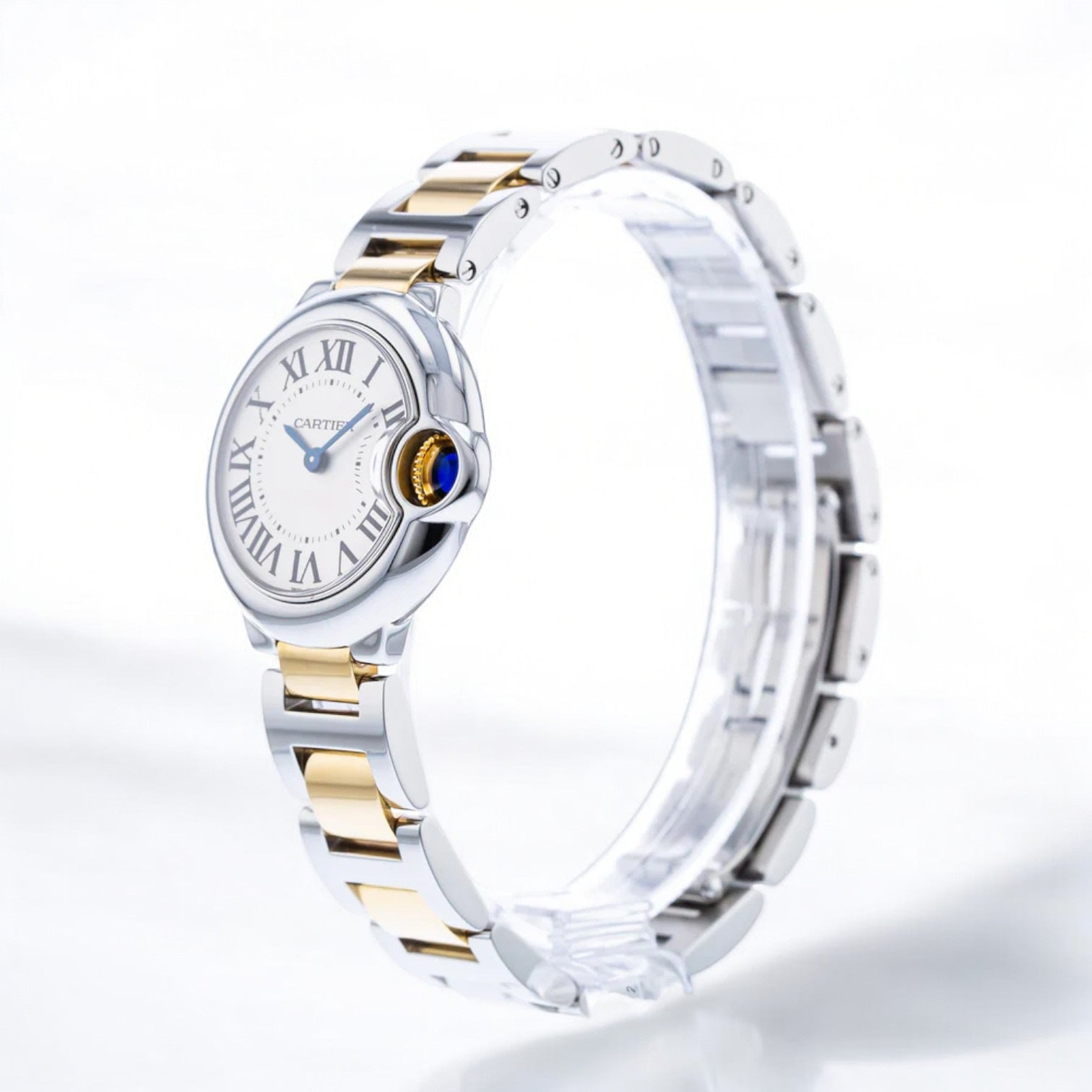 Ballon Bleu 28mm Steel Yellow Gold