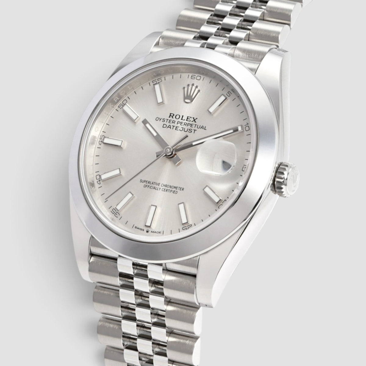 Datejust 41 Silver Index Jubilee