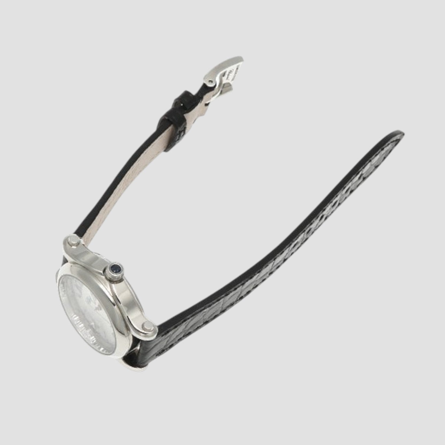 Happy Sport 30 mm Automatic Silver Dial Diamonds Ladies Watch