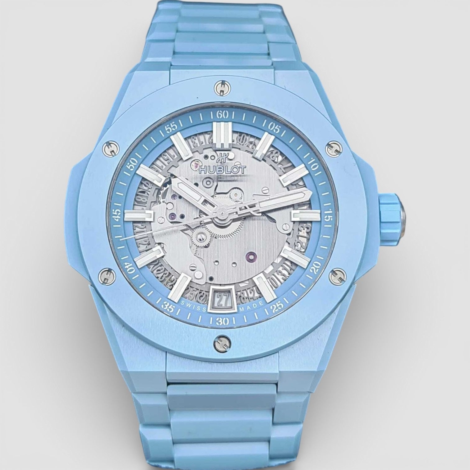 Big Bang Integrated Time Only Sky Blue 40mm