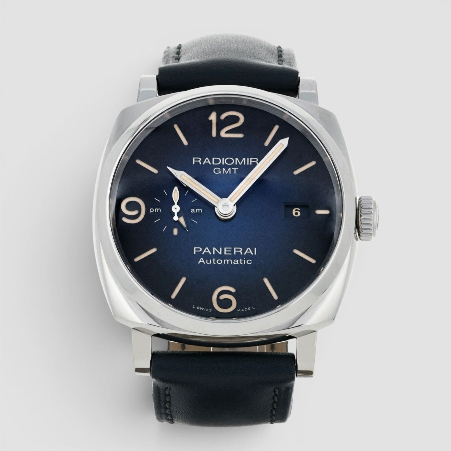 Radiomir 1940 3 Days GMT Automatic 45mm Stainless Steel Blue Dial