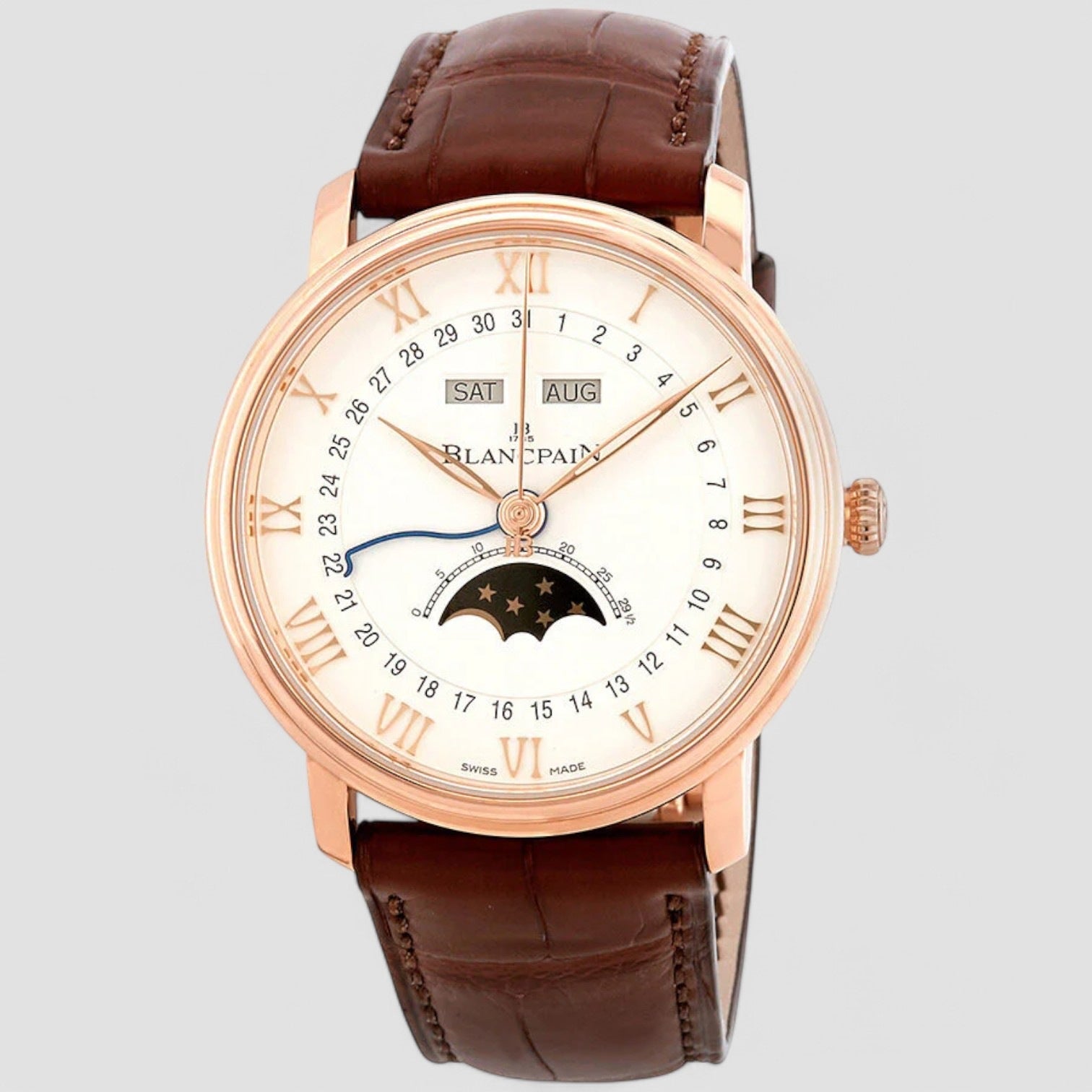 Villeret Moonphase White Dial Men's Watch