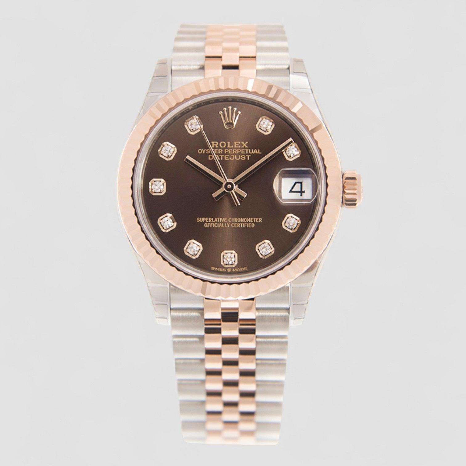 Datejust 31 Midsize 18K Rose Gold