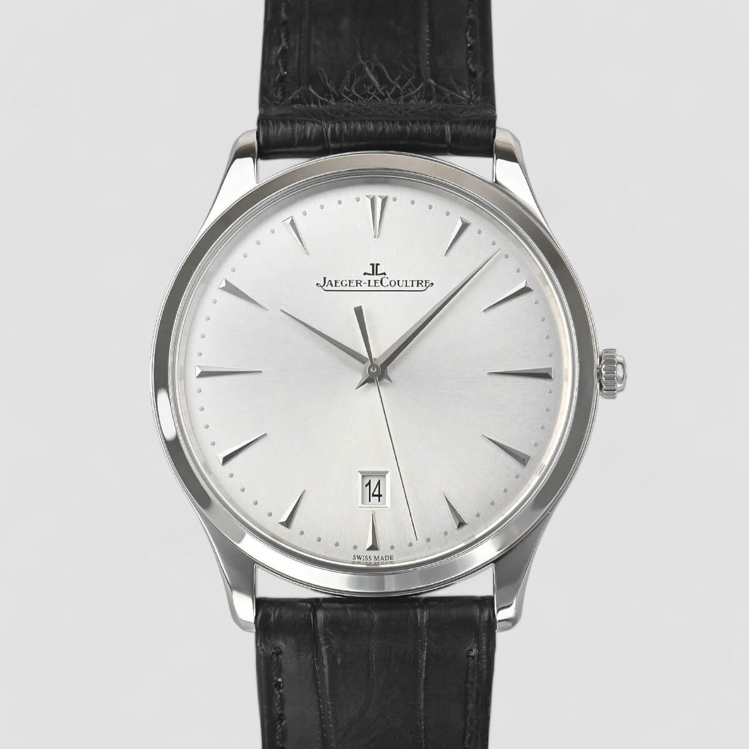 Master Ultra Thin Date Silver Dial Men's Watch