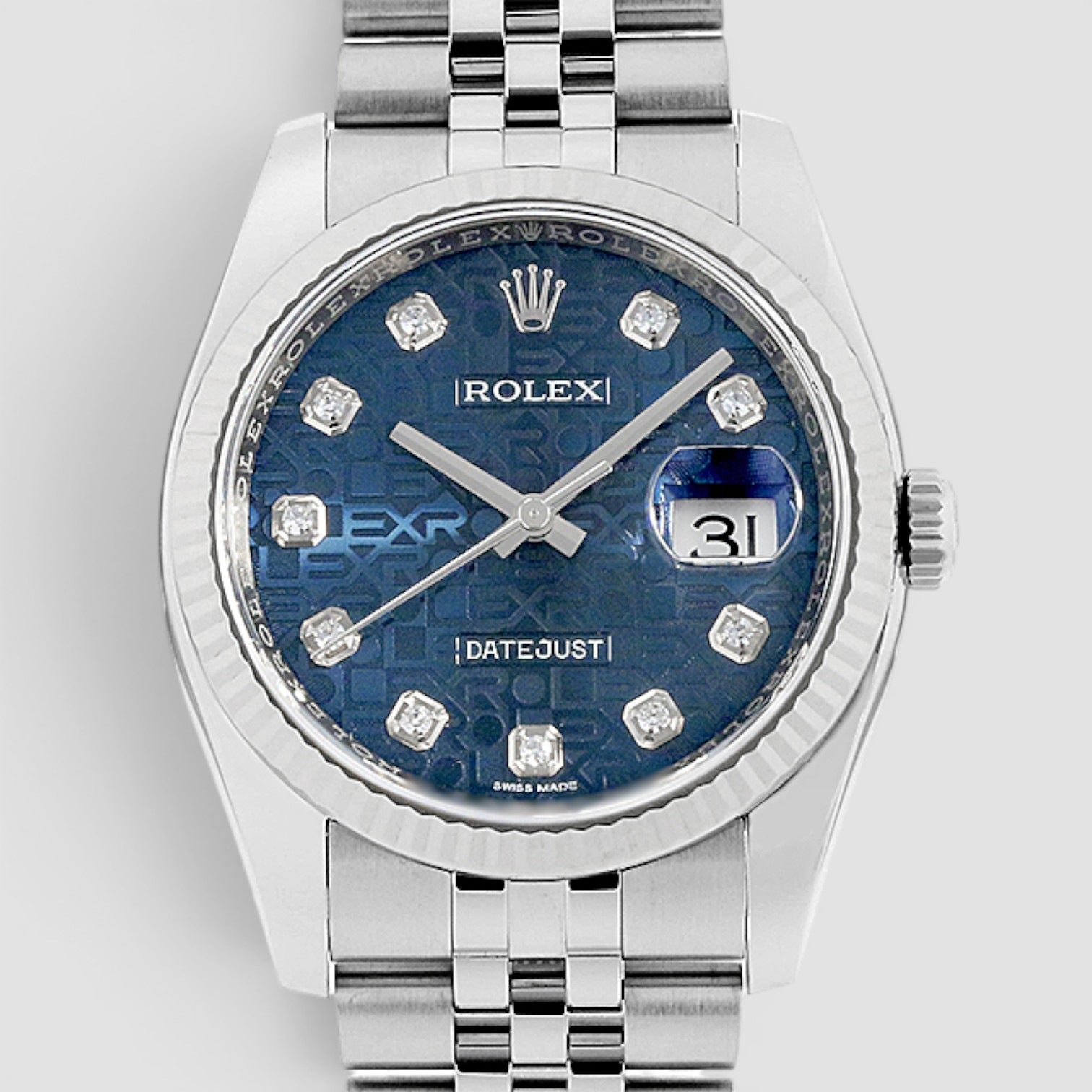 Datejust 36 Blue Computer Diamonds jubilee