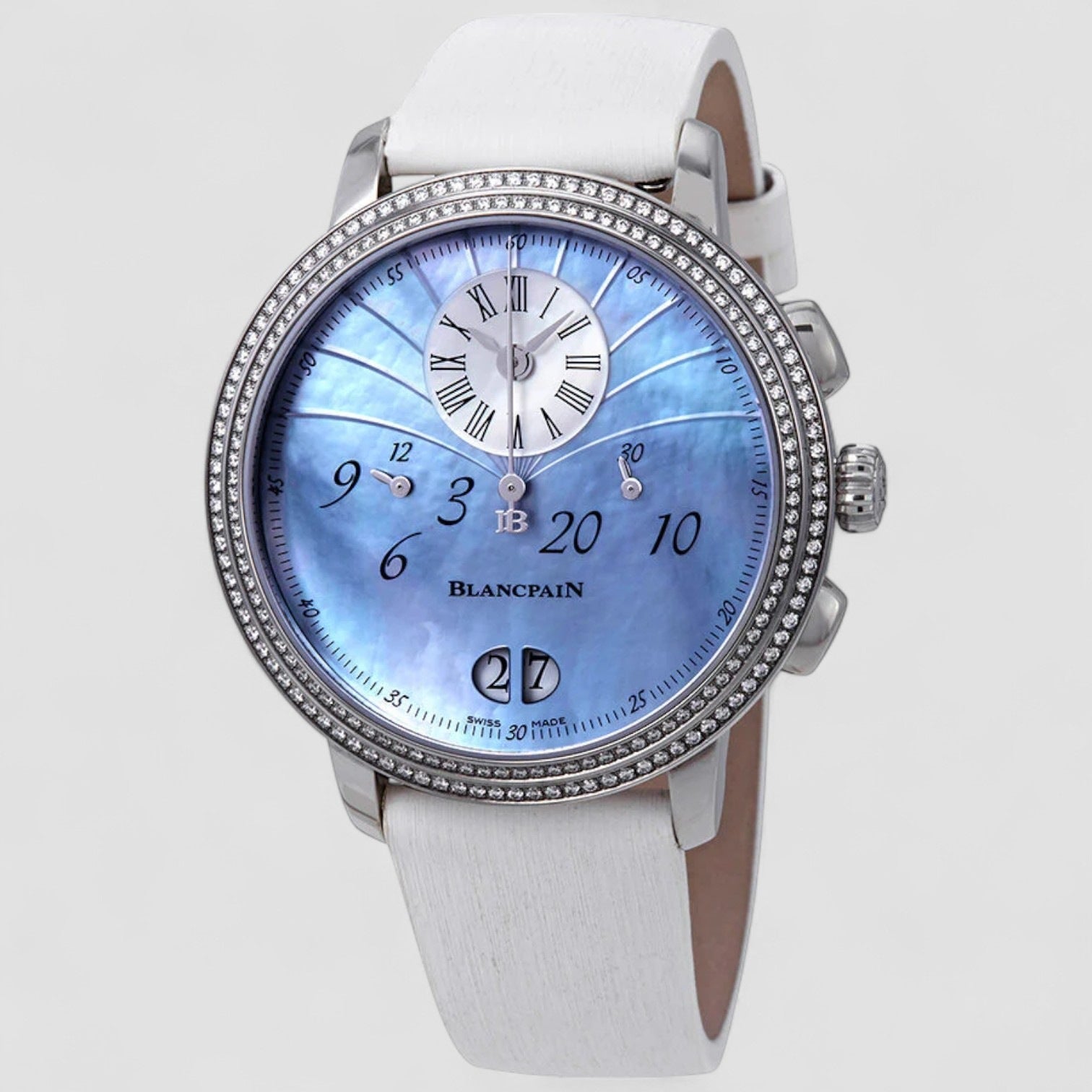 Chronograph Flyback Automatic Blue Mother Of Pearl Ladies Watch