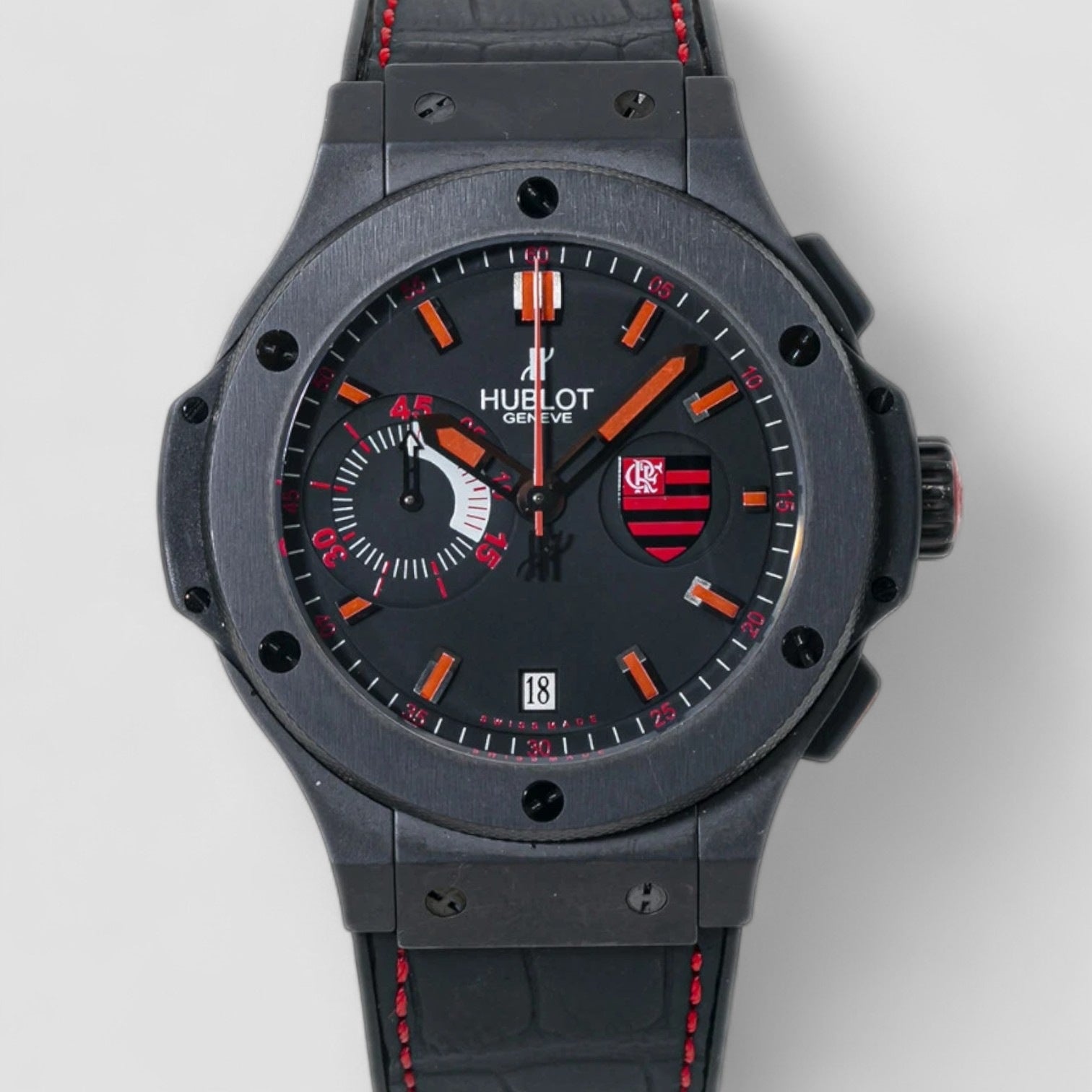 Big Bang Flamengo Ceramic Automatic Mens Watch 44MM