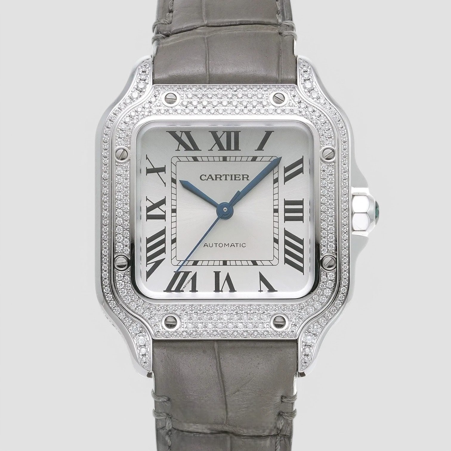 Santos Medium Grey Gold & Diamonds