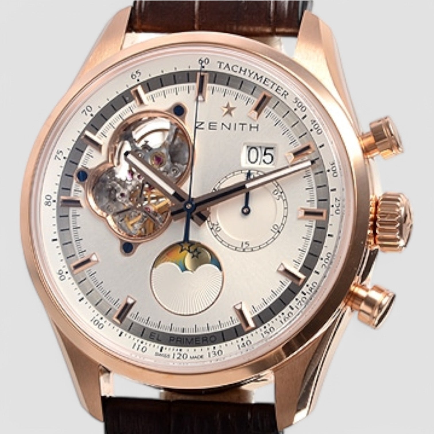 El Primero Chronomaster Open Grande Date 18K Rose Gold