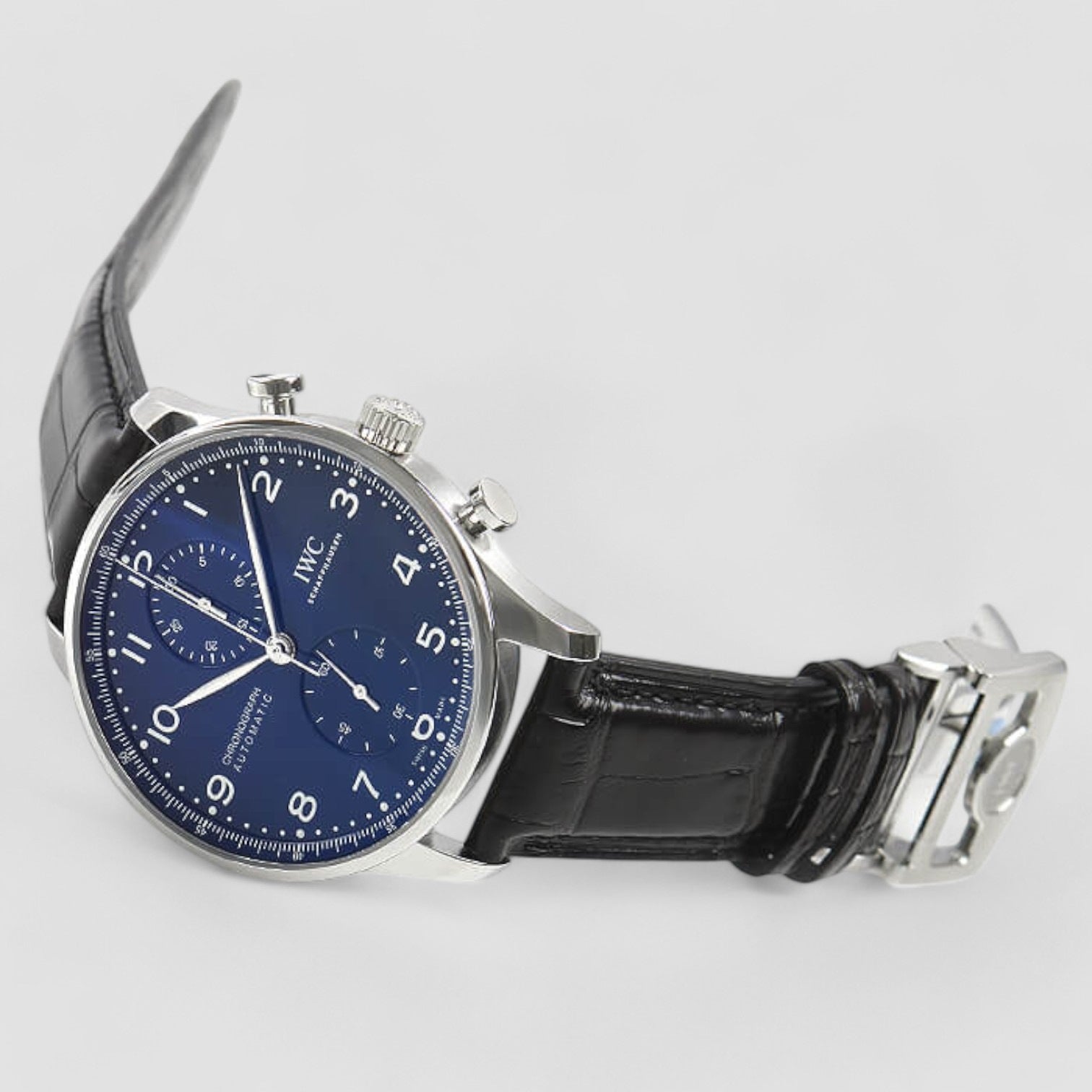 Portugieser Chronograph Blue Dial Edition "150 Years" LIMITED
