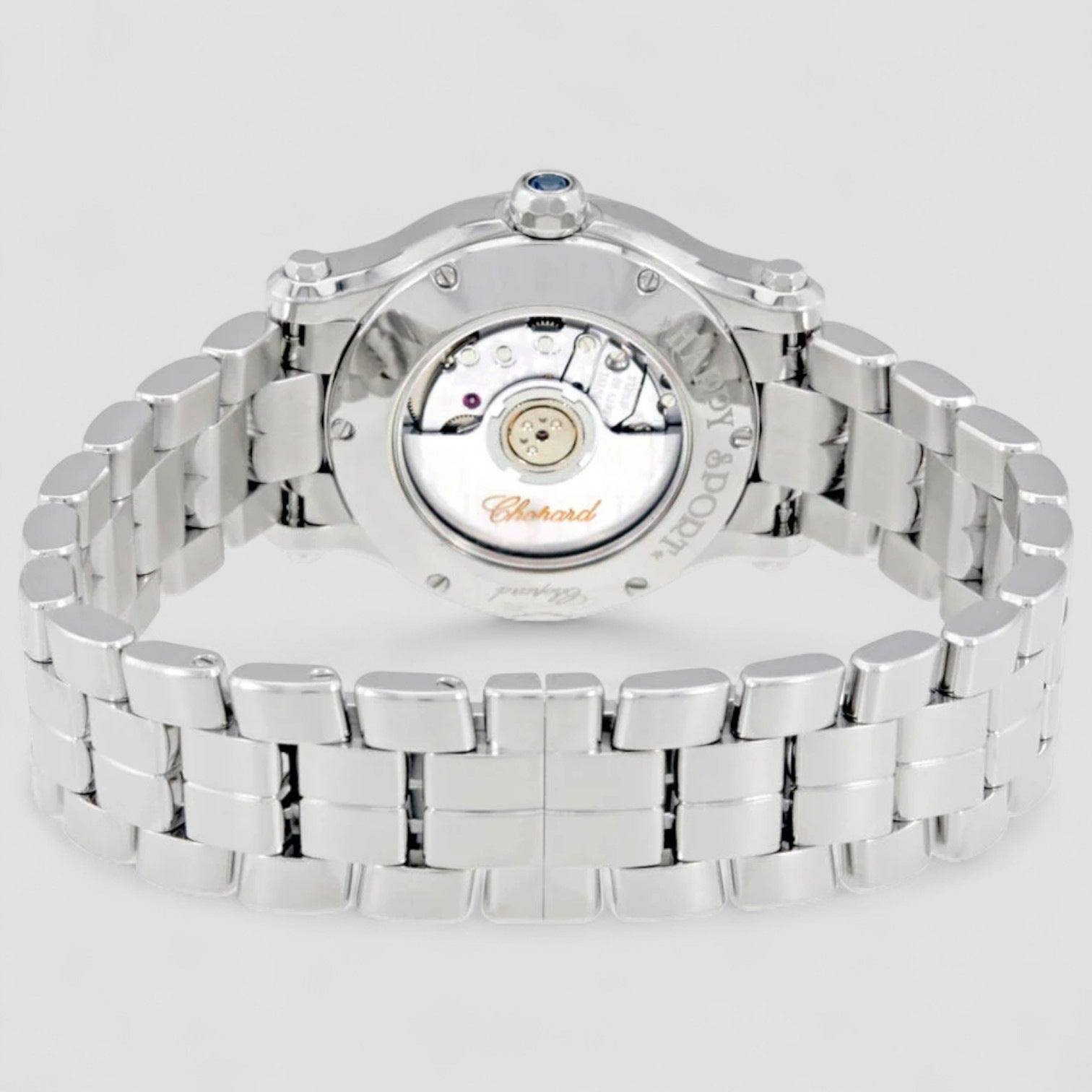 Happy Sport Automatic Silver Dial Ladies Watch
