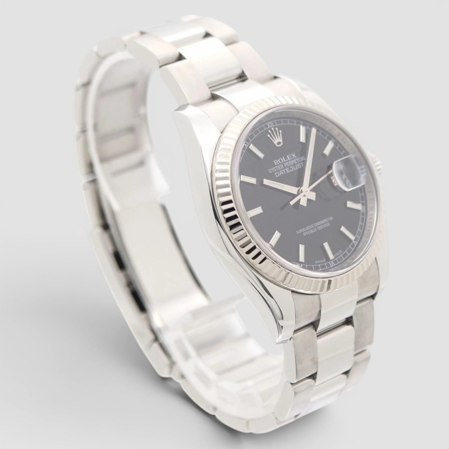 Datejust 36 Black index Dial - Oyster Bracelet