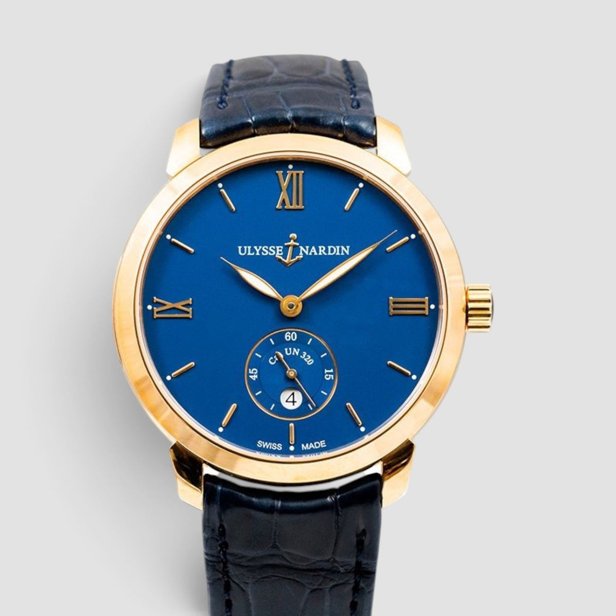 Classico Rose Gold Automatic Blue Dial Men's Watch