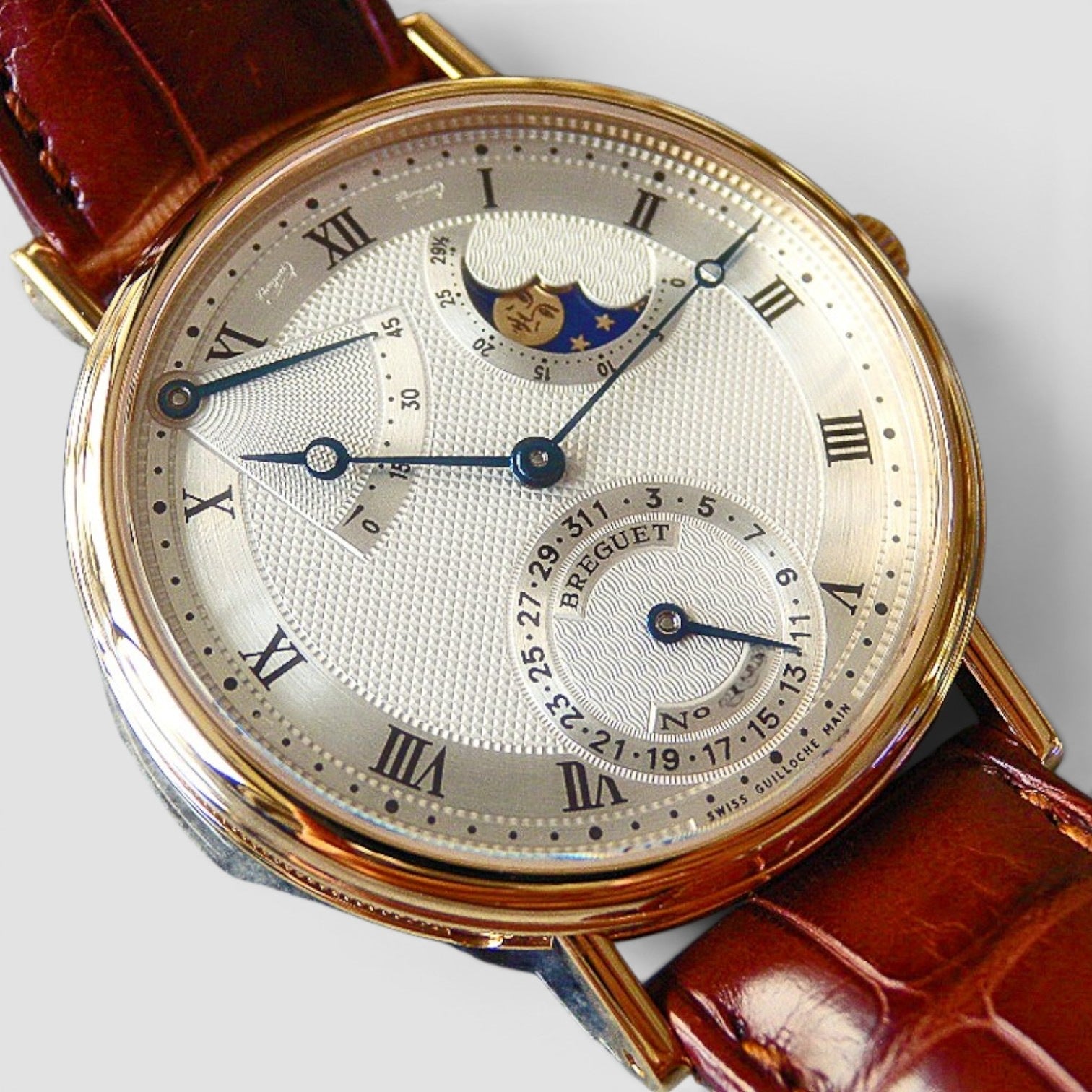 Classique 36mm 18K Yellow Gold Guilloché Dial