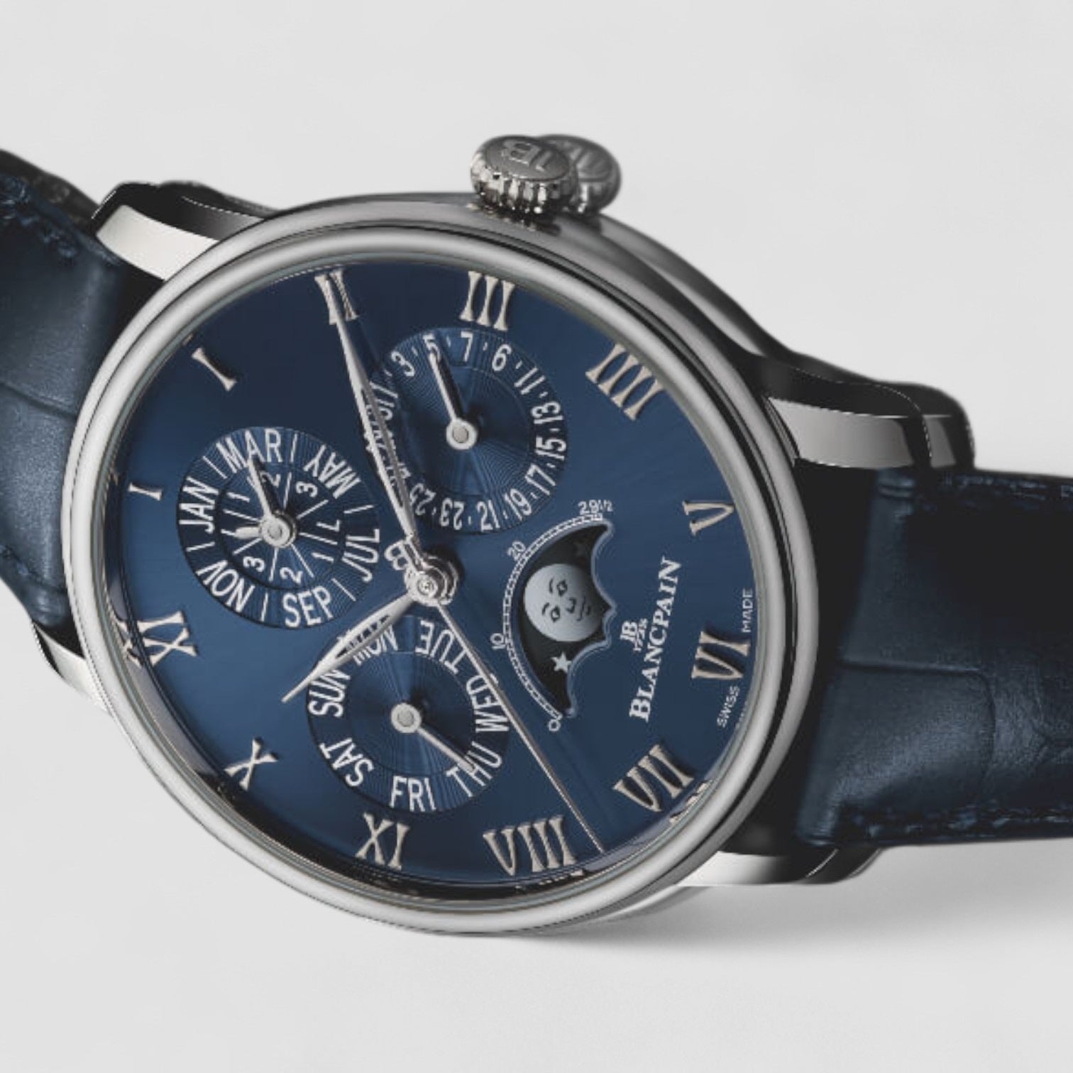 Quantieme Perpetuel Blue Dial 40mm