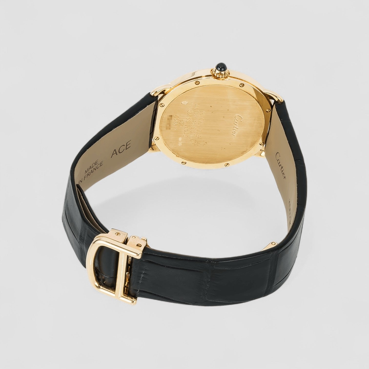 Ronde Louis Cartier Yellow Gold Manual