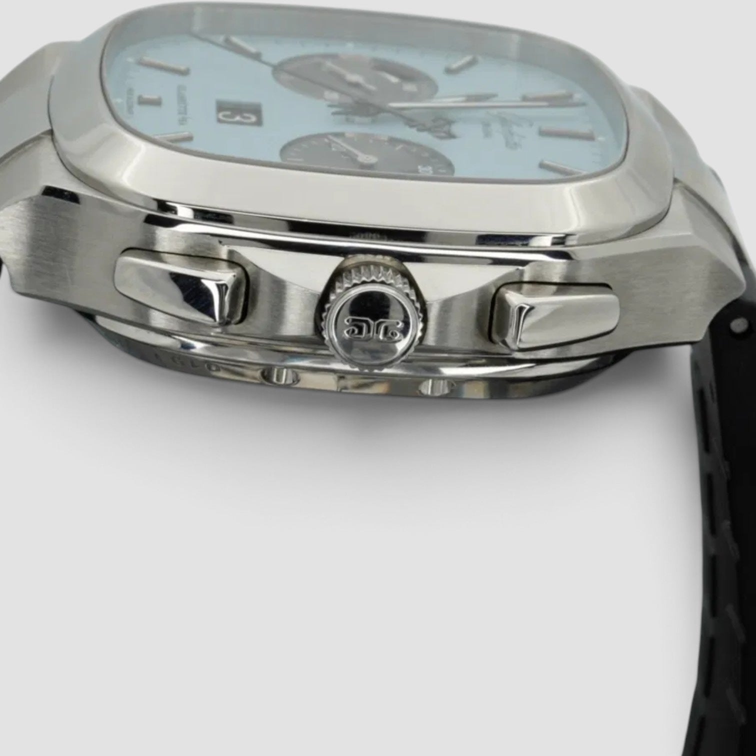 Seventies Chronograph Panorama Date 40mm Steel Blue Dial Limited Edition