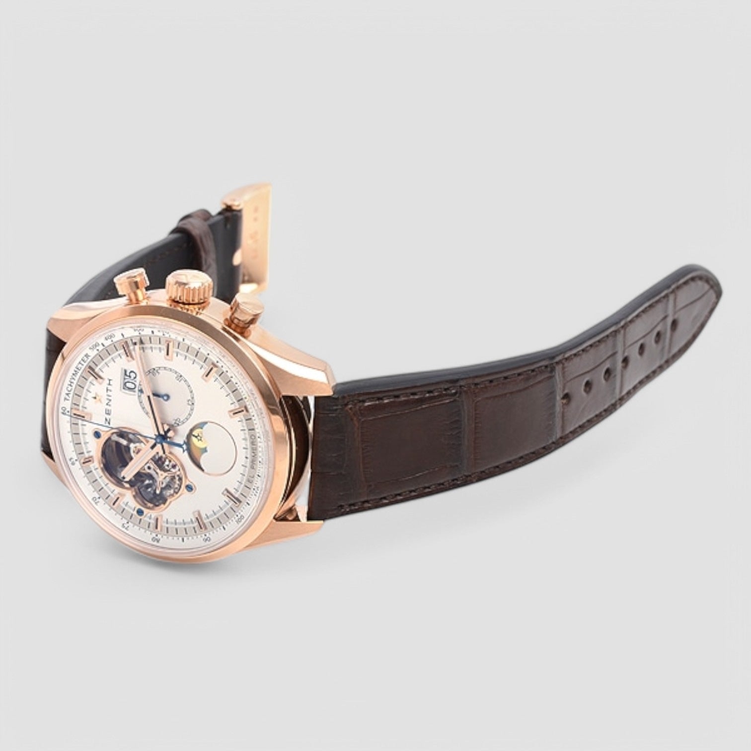 El Primero Chronomaster Open Grande Date 18K Rose Gold