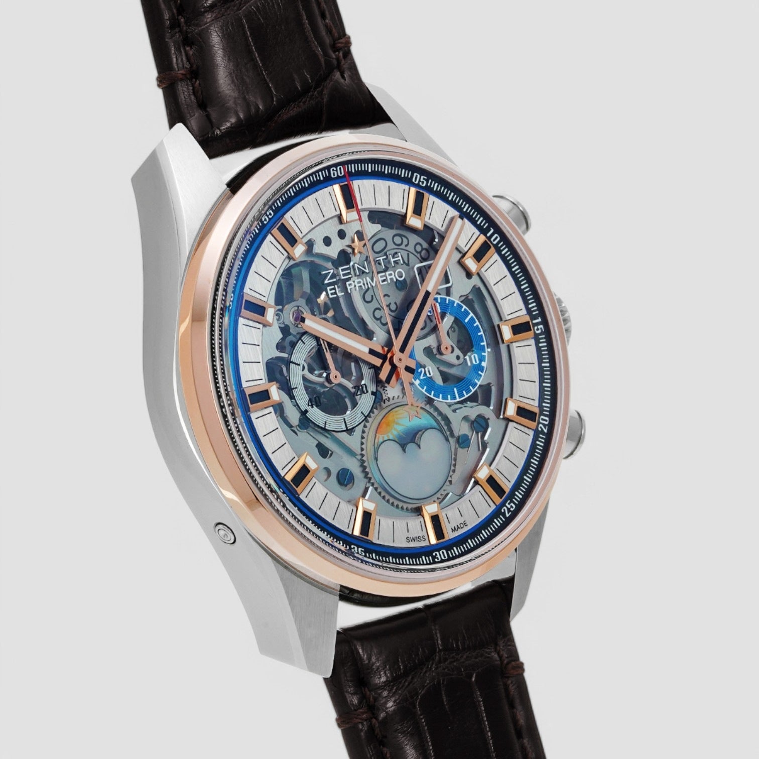 Chronomaster El Primero Grande Date Full Open Moon Phase Men's Watch