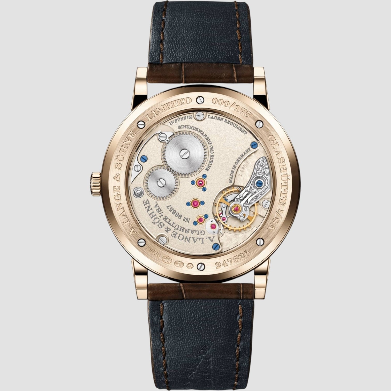 1815 Thin Honeygold "Homage to F.A. Lange"