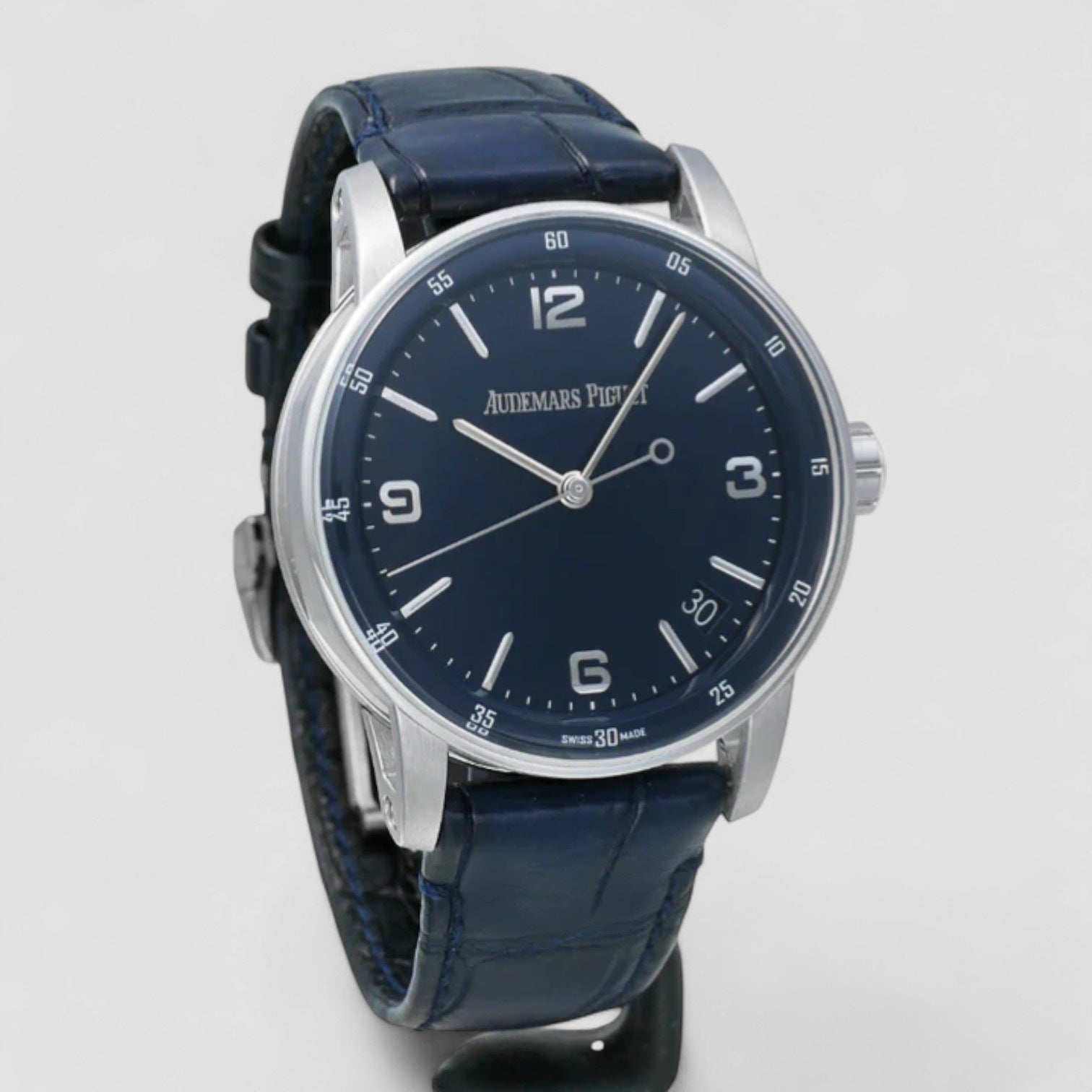 Code 11.59 Automatic 18K White Gold Blue Dial