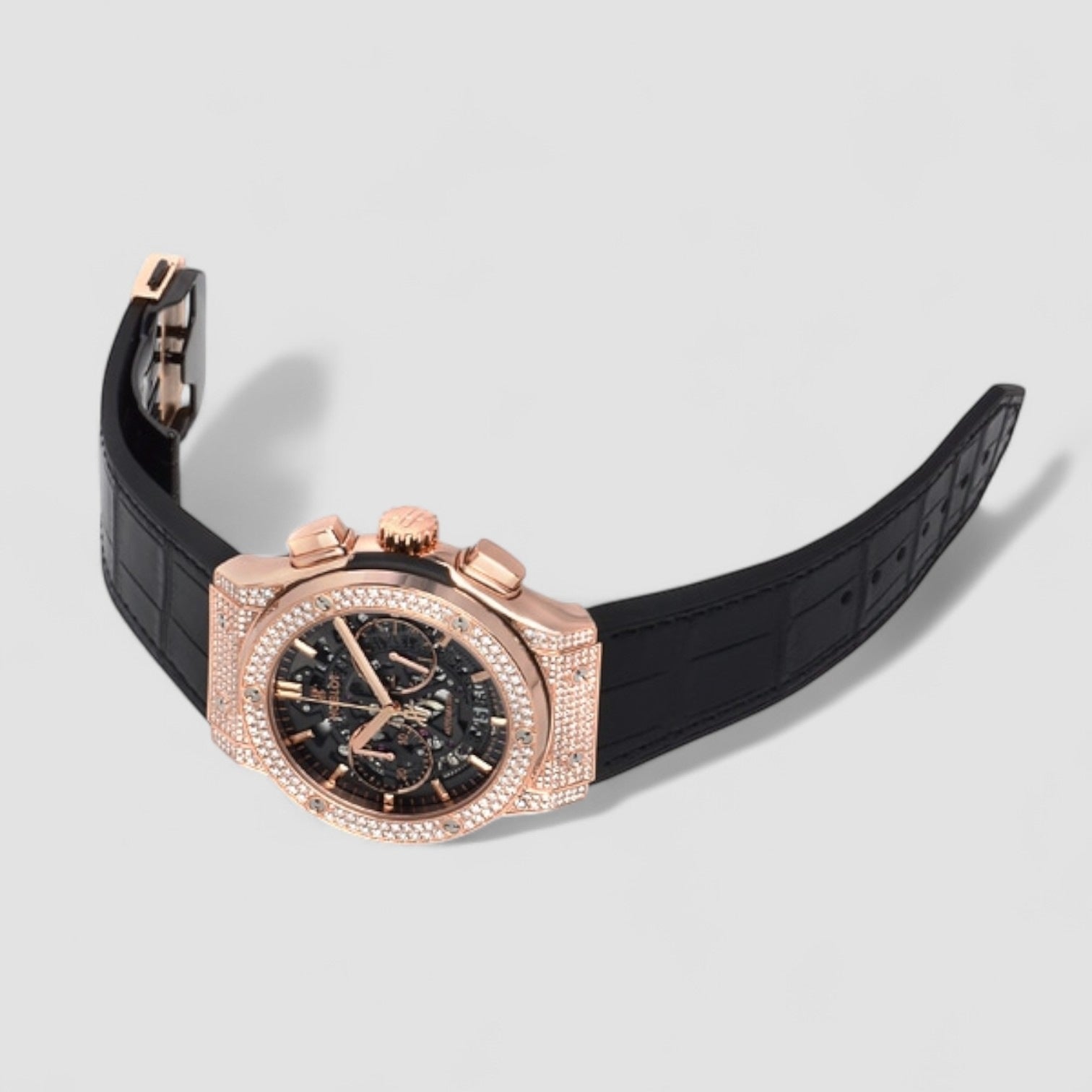 Classic Fusion Chronograph Aerofusion King Gold Pave 45mm Watch