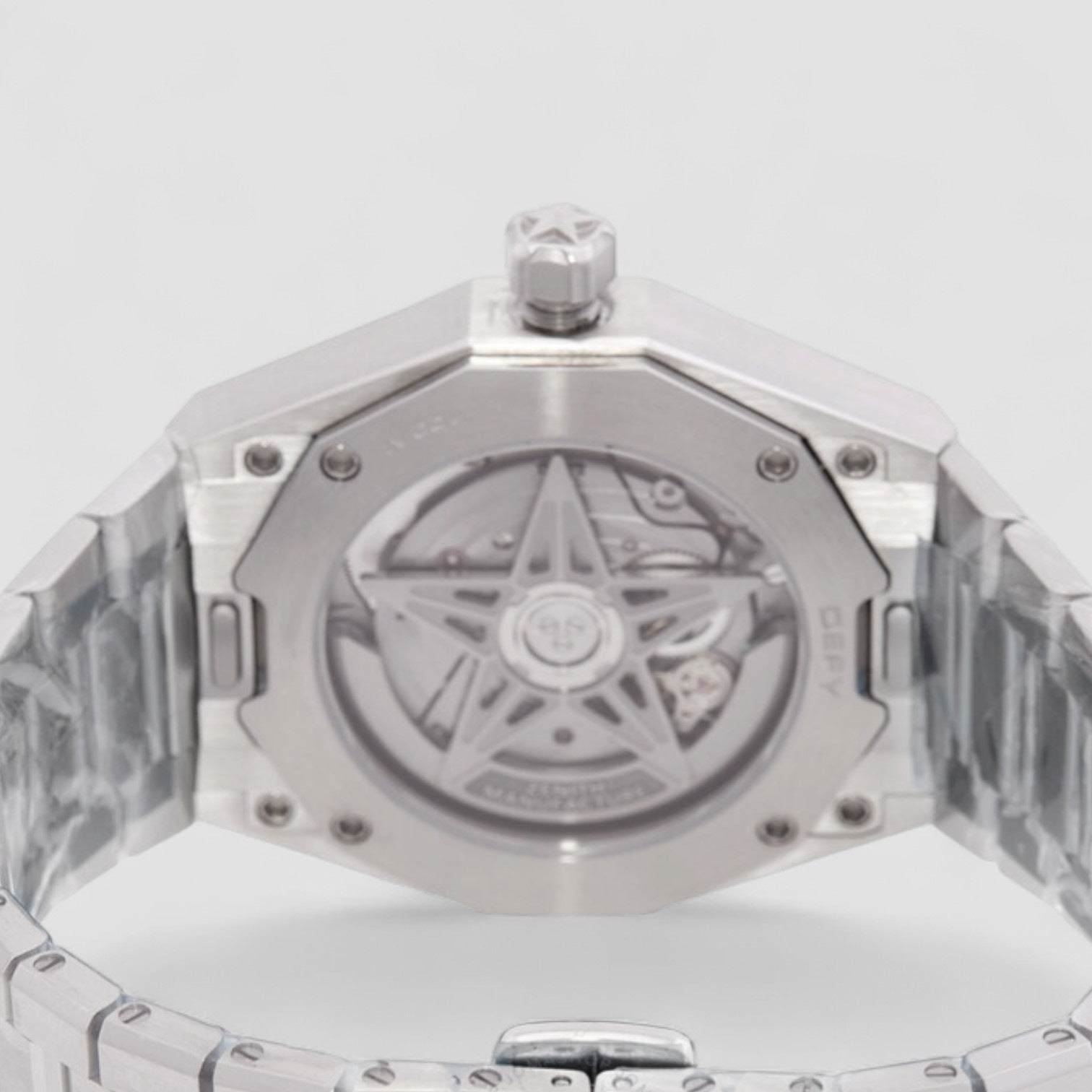 Defy Skyline Automatic Diamond Red Dial Ladies Watch