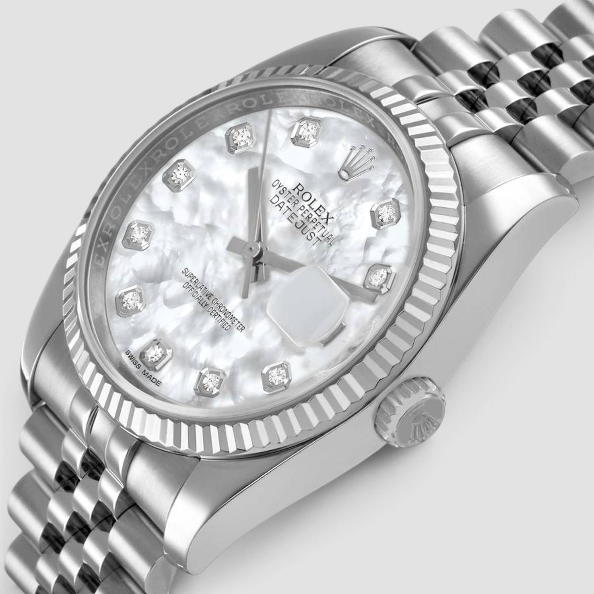 Datejust 36 Mother-of-Pearl Diamond Dial Jubilee