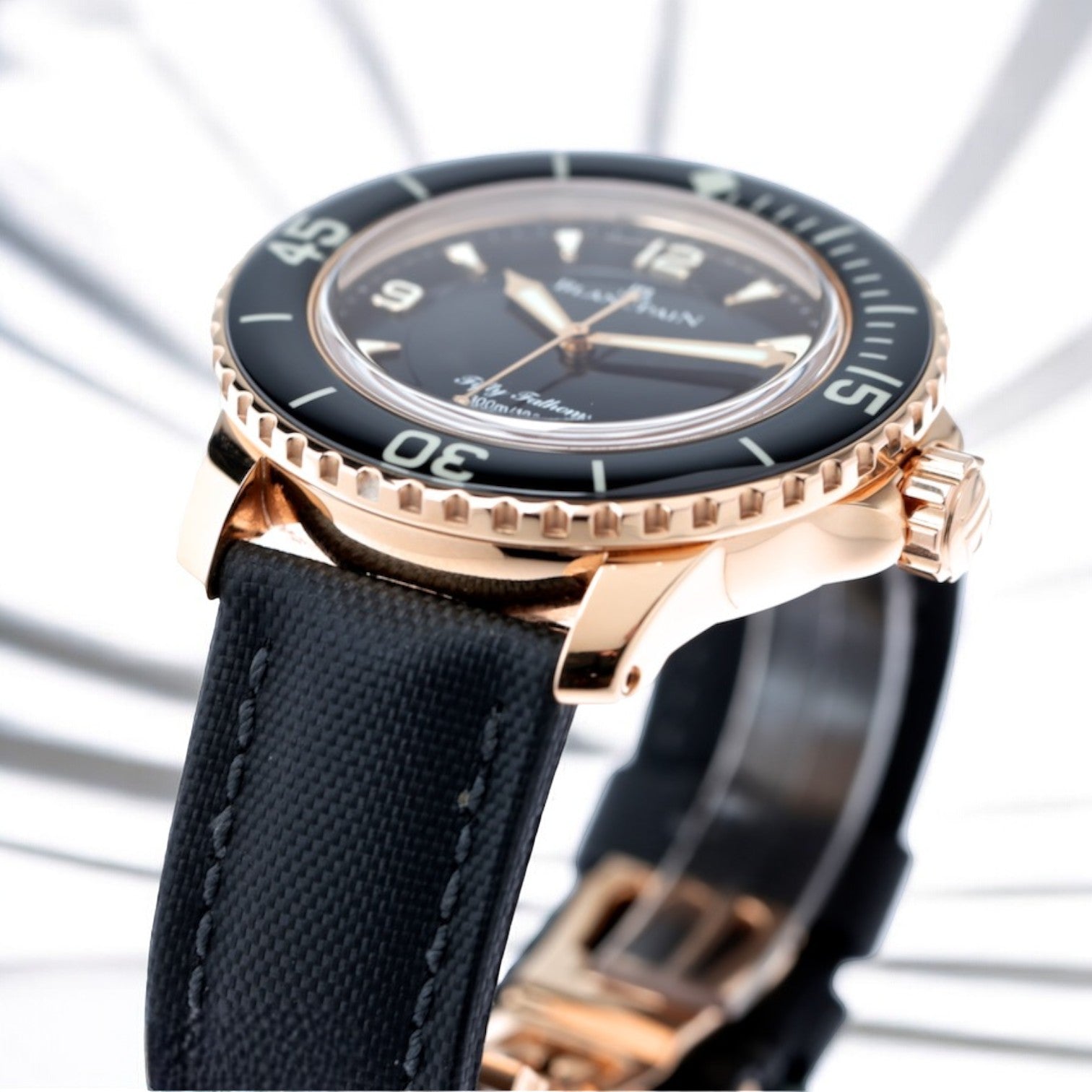 Fifty Fathoms 18K Rose Gold / Kevlar