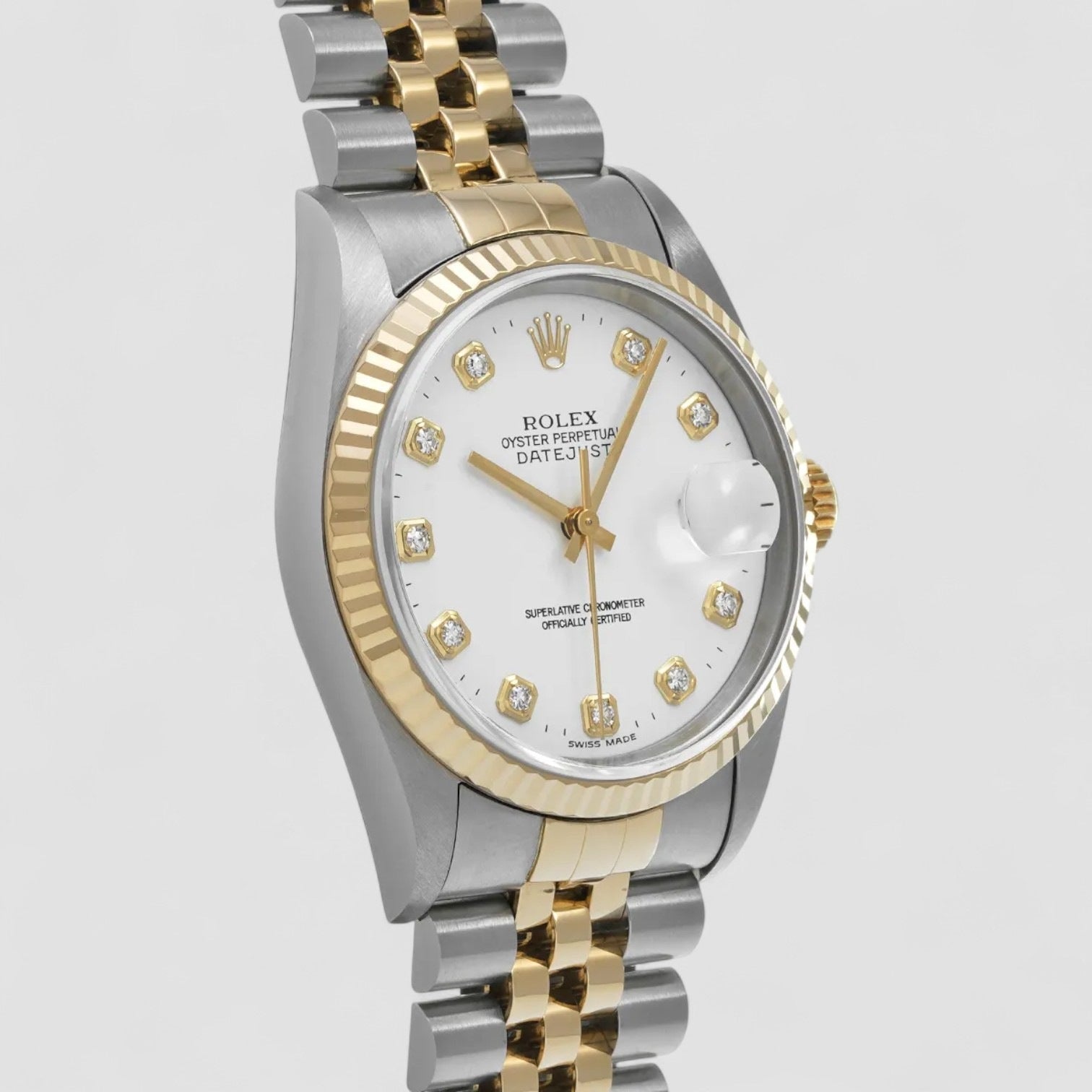 Oyster Perpetual Datejust White Diamond