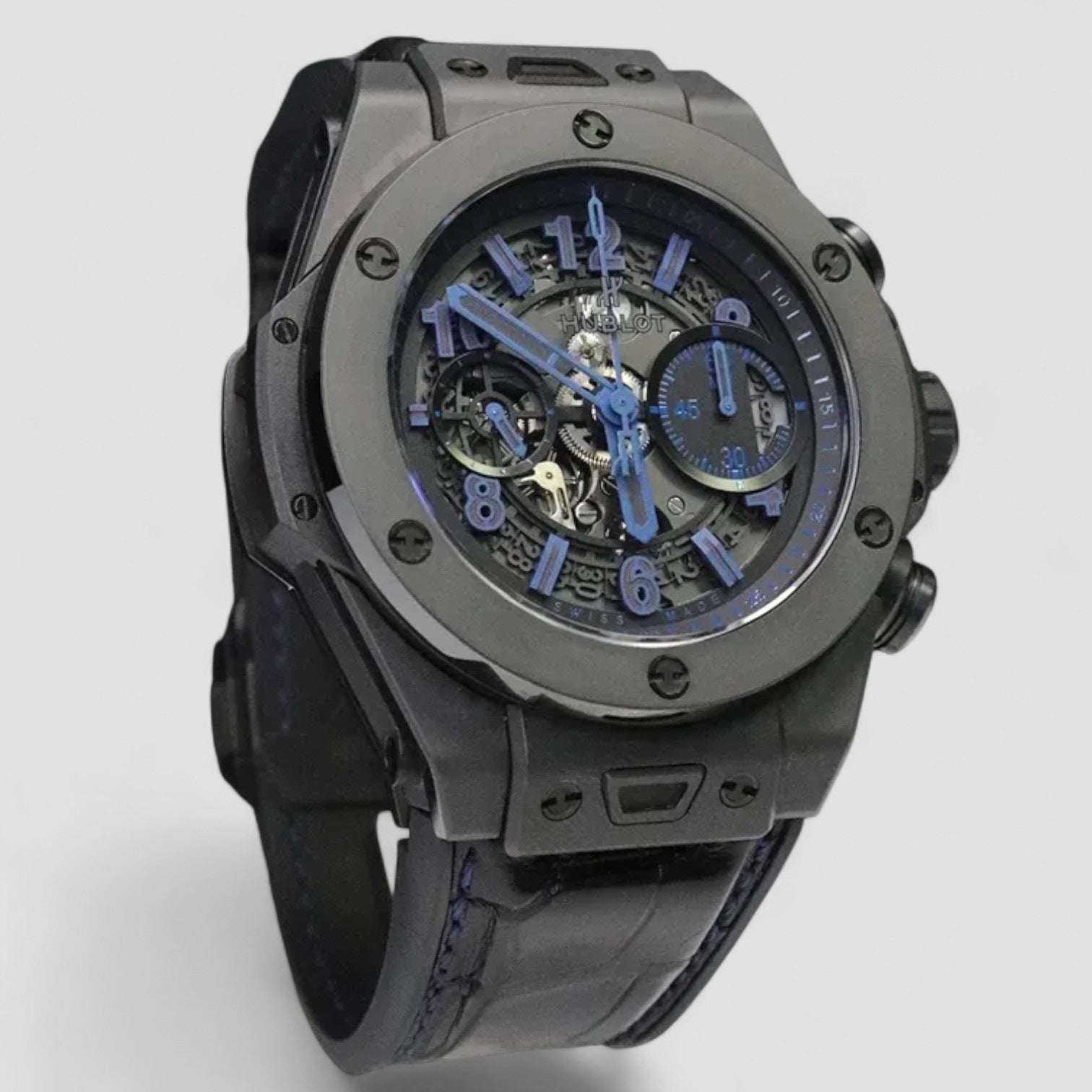 Big Bang "King Blue" Limited Edition 45MM Skeleton Dial