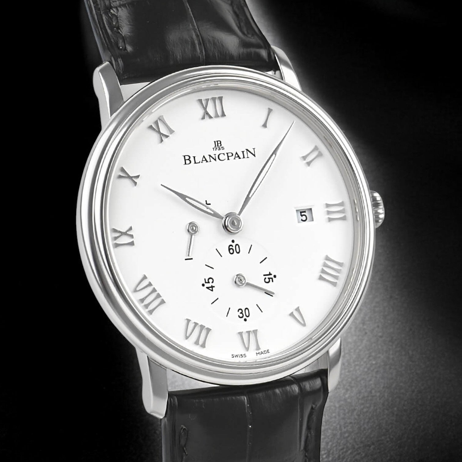 Villeret Ultra-Slim Small Seconds Date & Power Reserve SS Manual Wind 40MM
