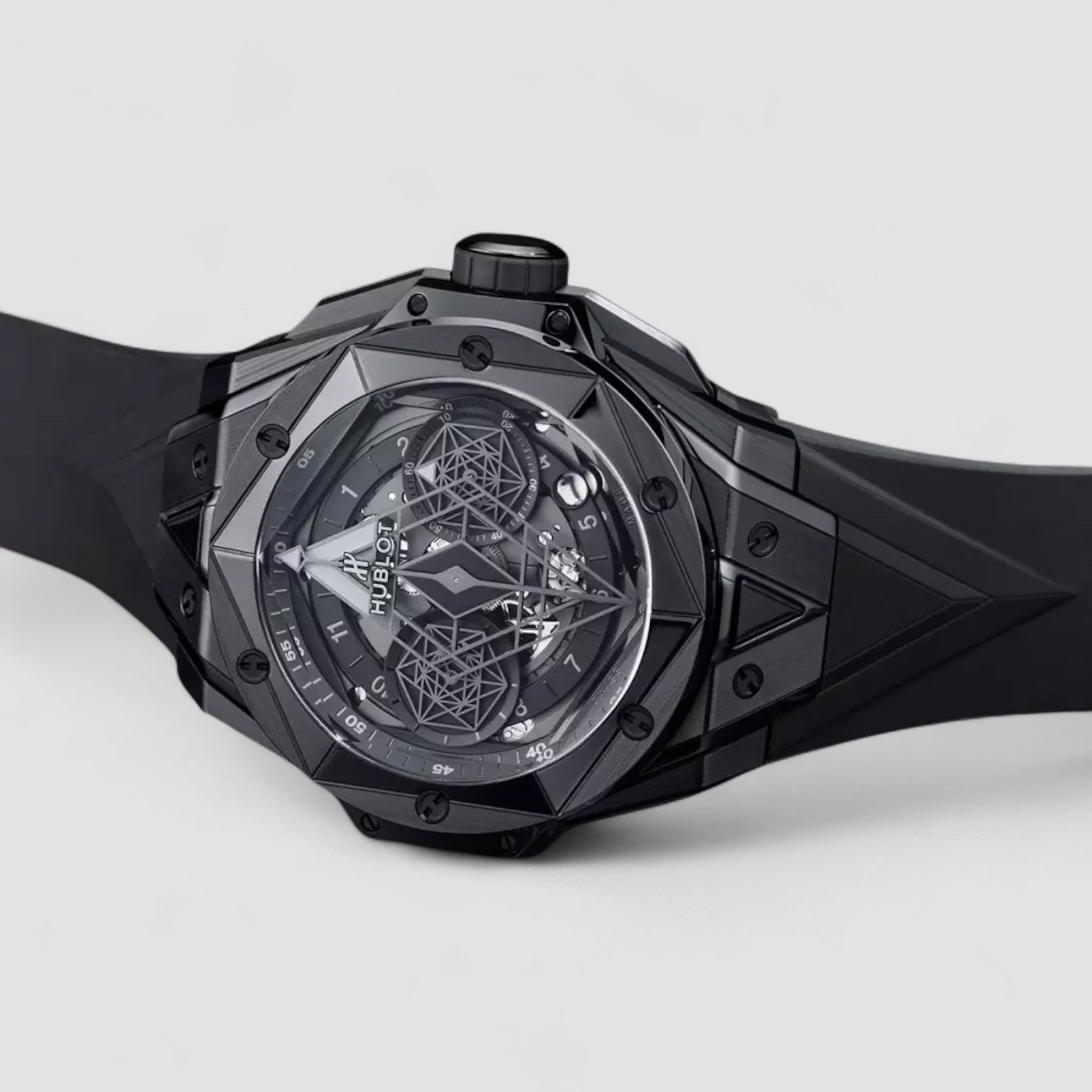 Big Bang Sang Bleu II All Black 45mm Watch