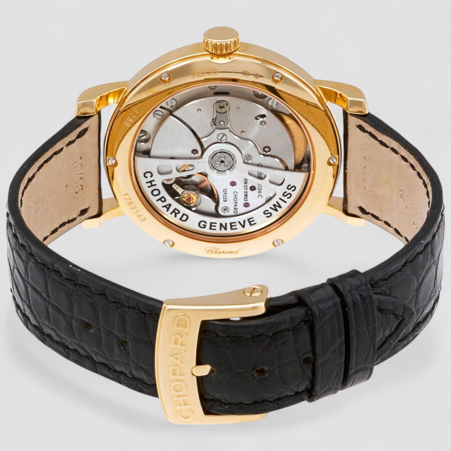 Classic Manufacture Automatic White Dial 18k Yellow Gold Men's Watch