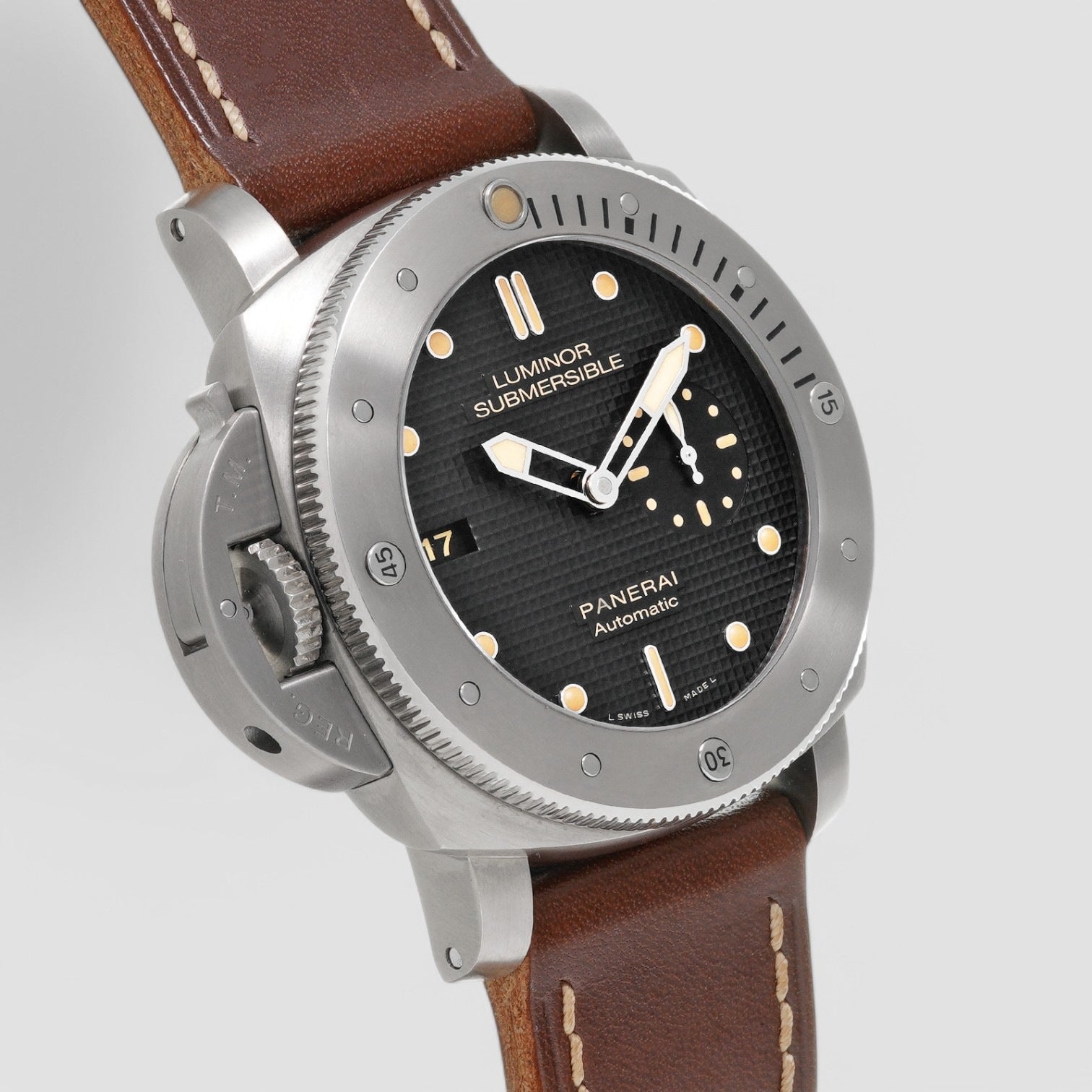 Luminor Submersible Black Dial Men's Watch