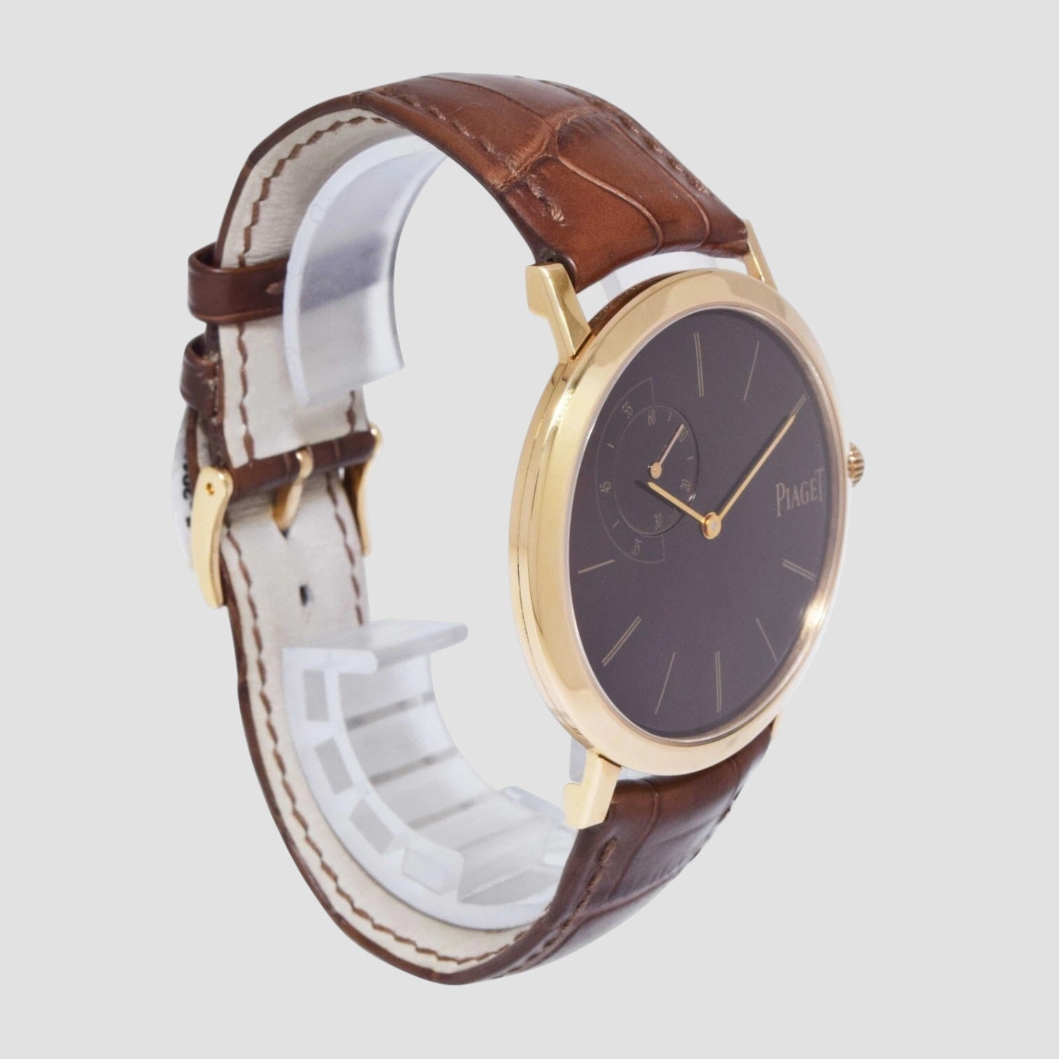 Altiplano 18k Rose Gold Mens Limited Mechanical Wind 40mm