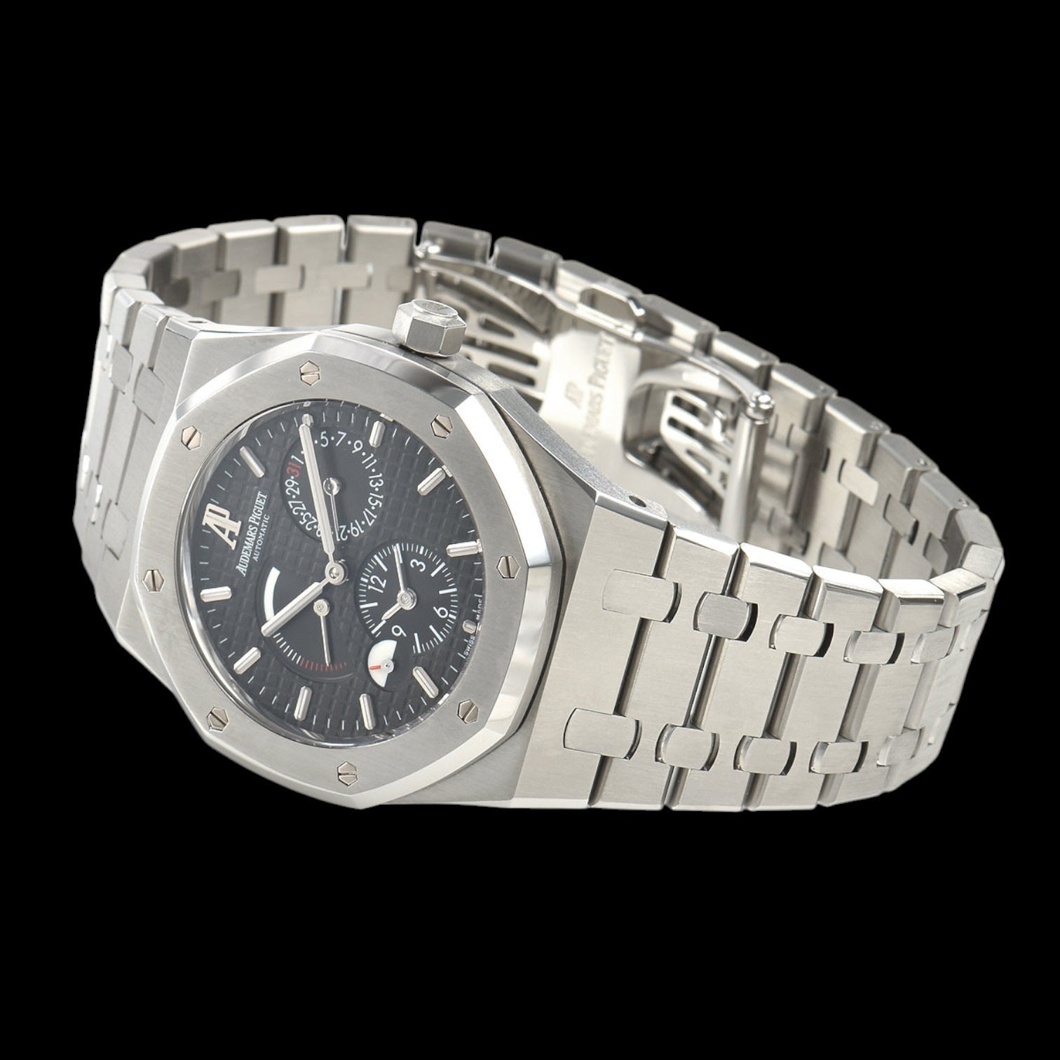 Royal Oak Dual Time SS Black Dial FULL SET