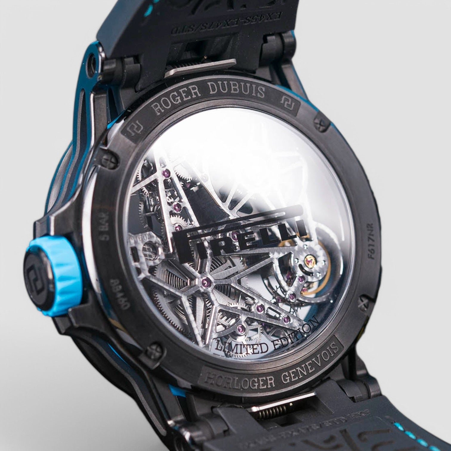 Excalibur Spider Pirelli Automatic Skeleton Men's Watch