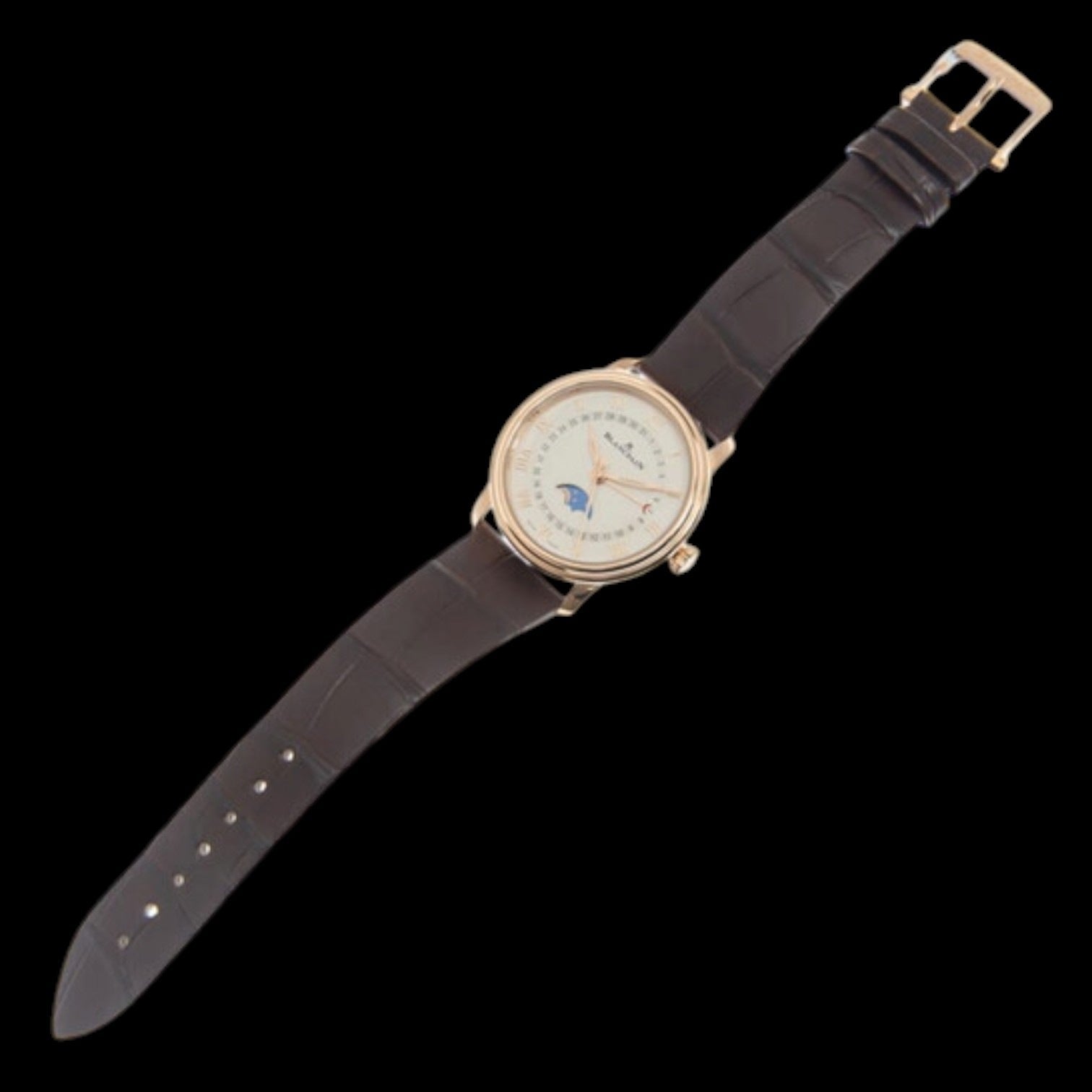 Villeret Quantieme Phases de Lune Automatic White Dial Ladies Watch