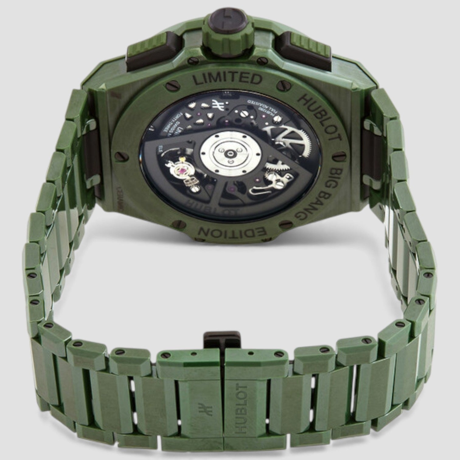 Big Bang Green Ceramic Chronograph Automatic Men's Watch
