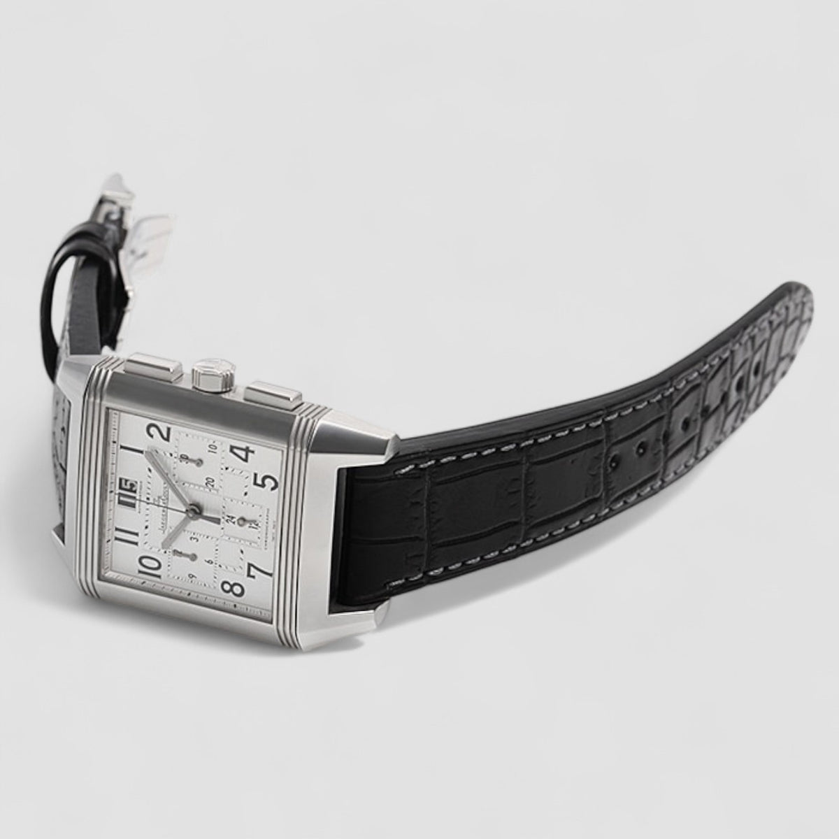 Reverso Squadra Chronograph GMT SS / Alligator
