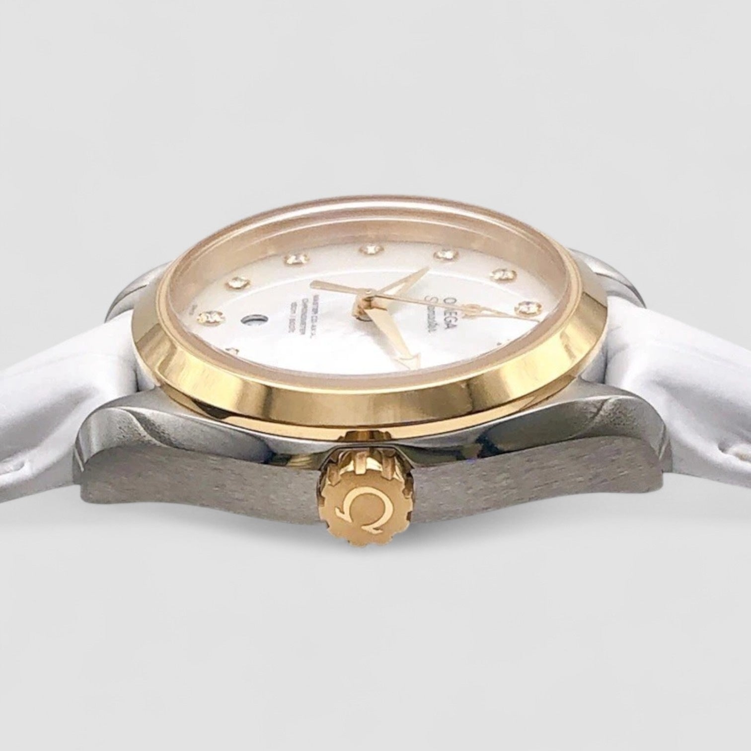 Seamaster Aqua Terra Mother of Pearl Dial Ladies Watch