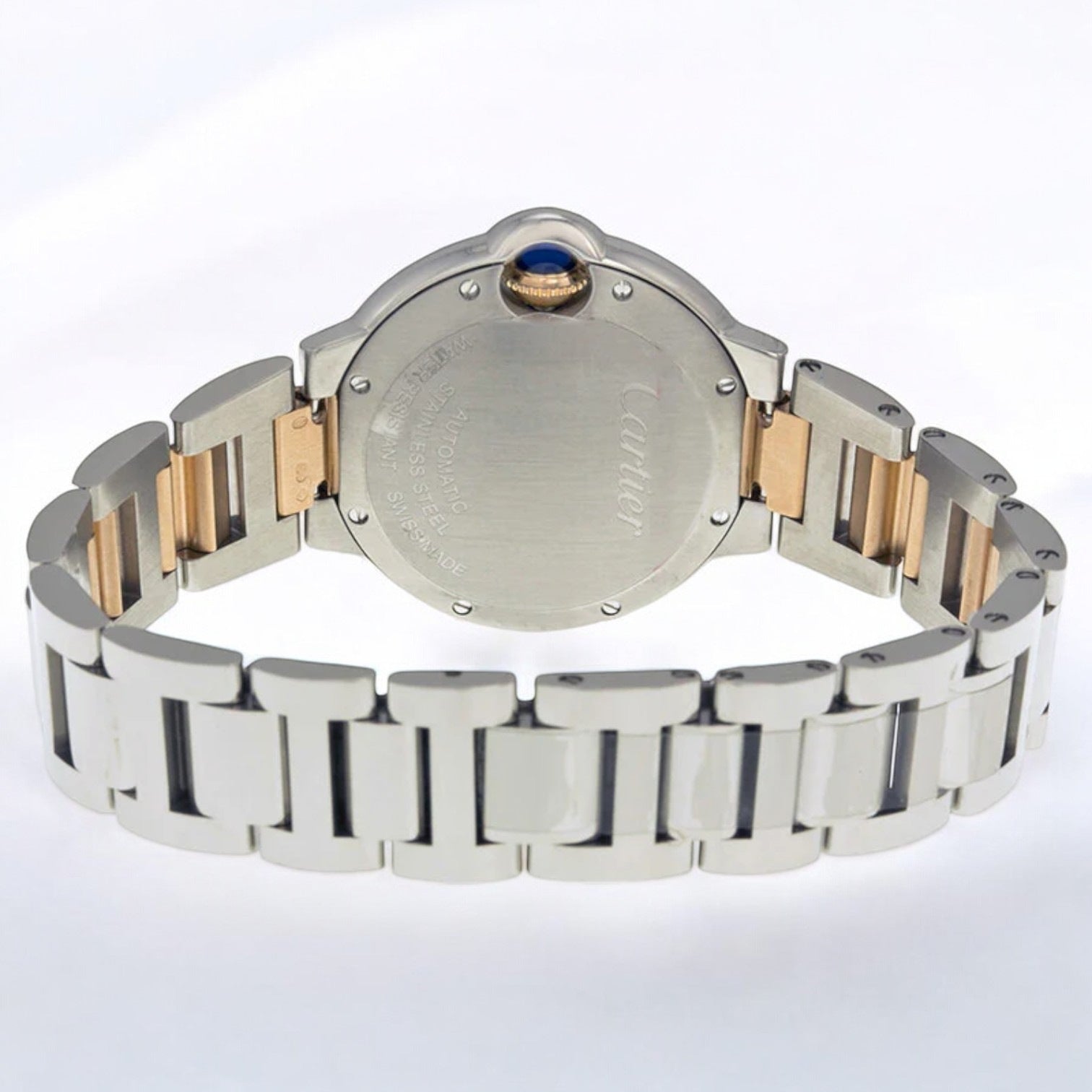 ballon bleu de cartier 18kt pink gold dial