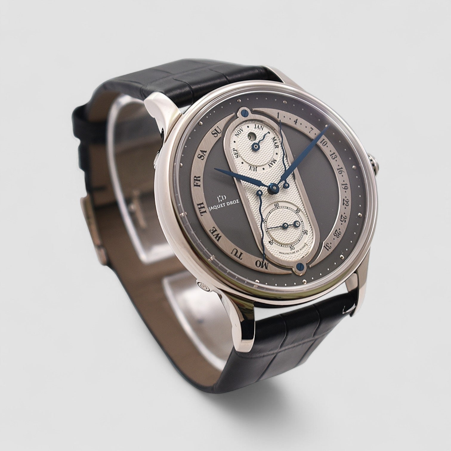 Quantieme Perpetual White Gold Opaline Slate Grey Dial